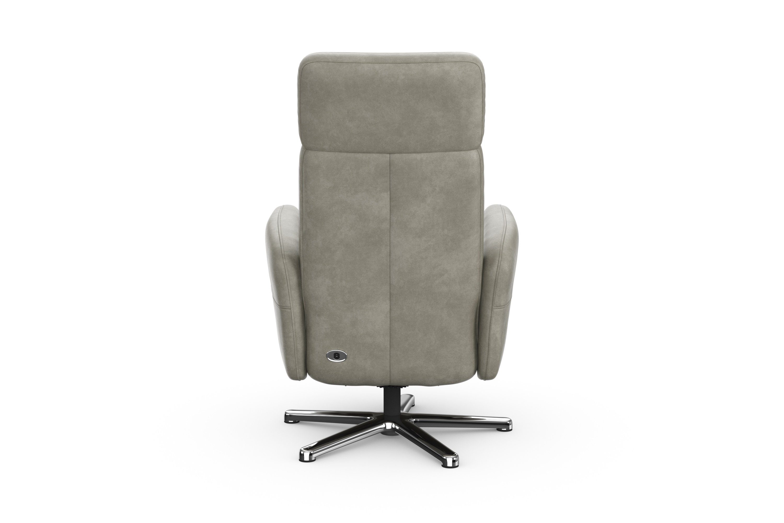 sit&more Relaxfauteuil Grenoble, incl. hoofdsteunverstelling en bekabelde afstandsbediening