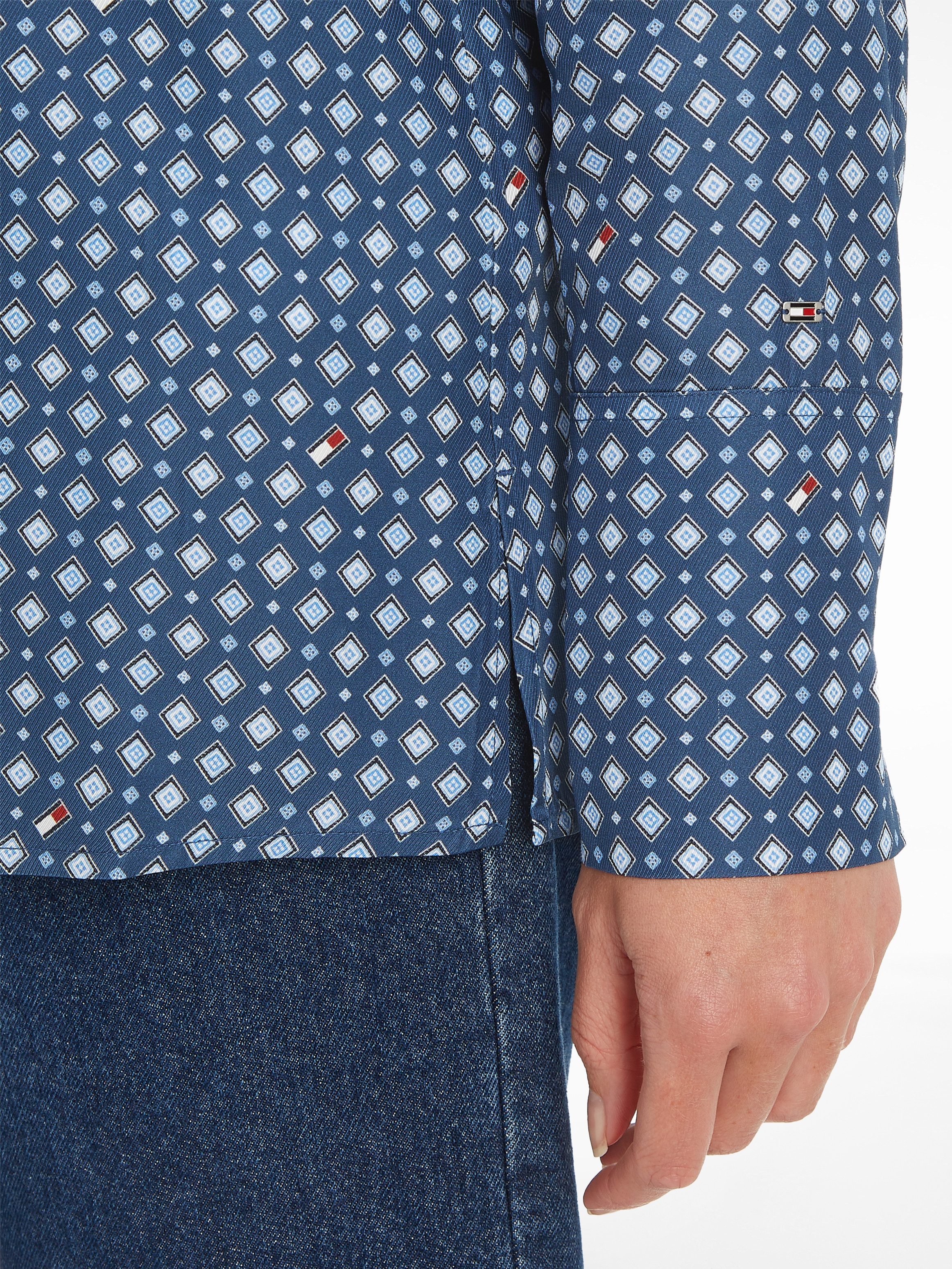 Tommy Hilfiger Overhemdblouse FOULARD REGULAR SHIRT met -logo