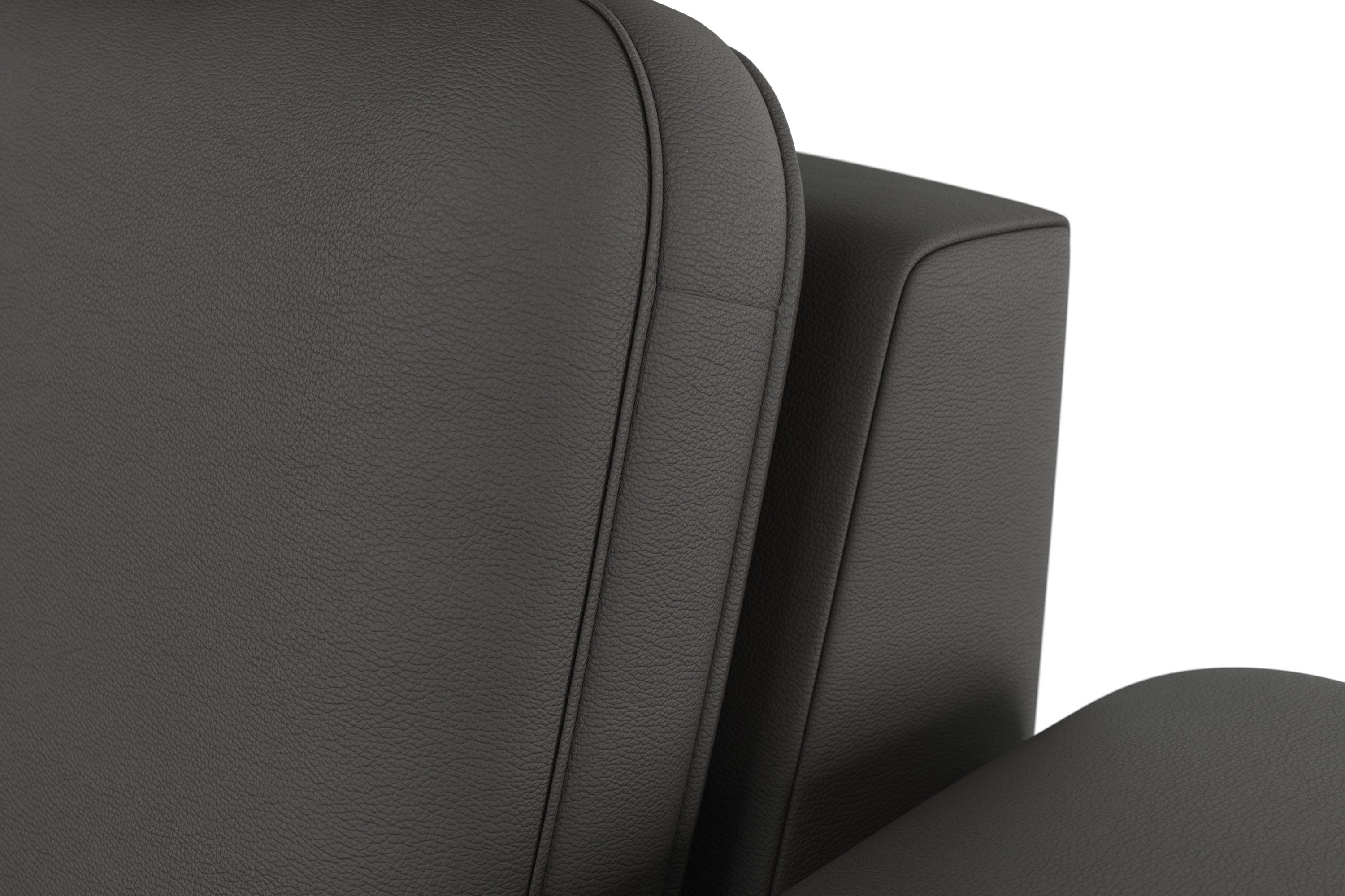 sit&more Zithoek Bendigo U-vorm inclusief zitdiepteverstelling, bodemvrijheid 15 cm, in 2 pootkleuren