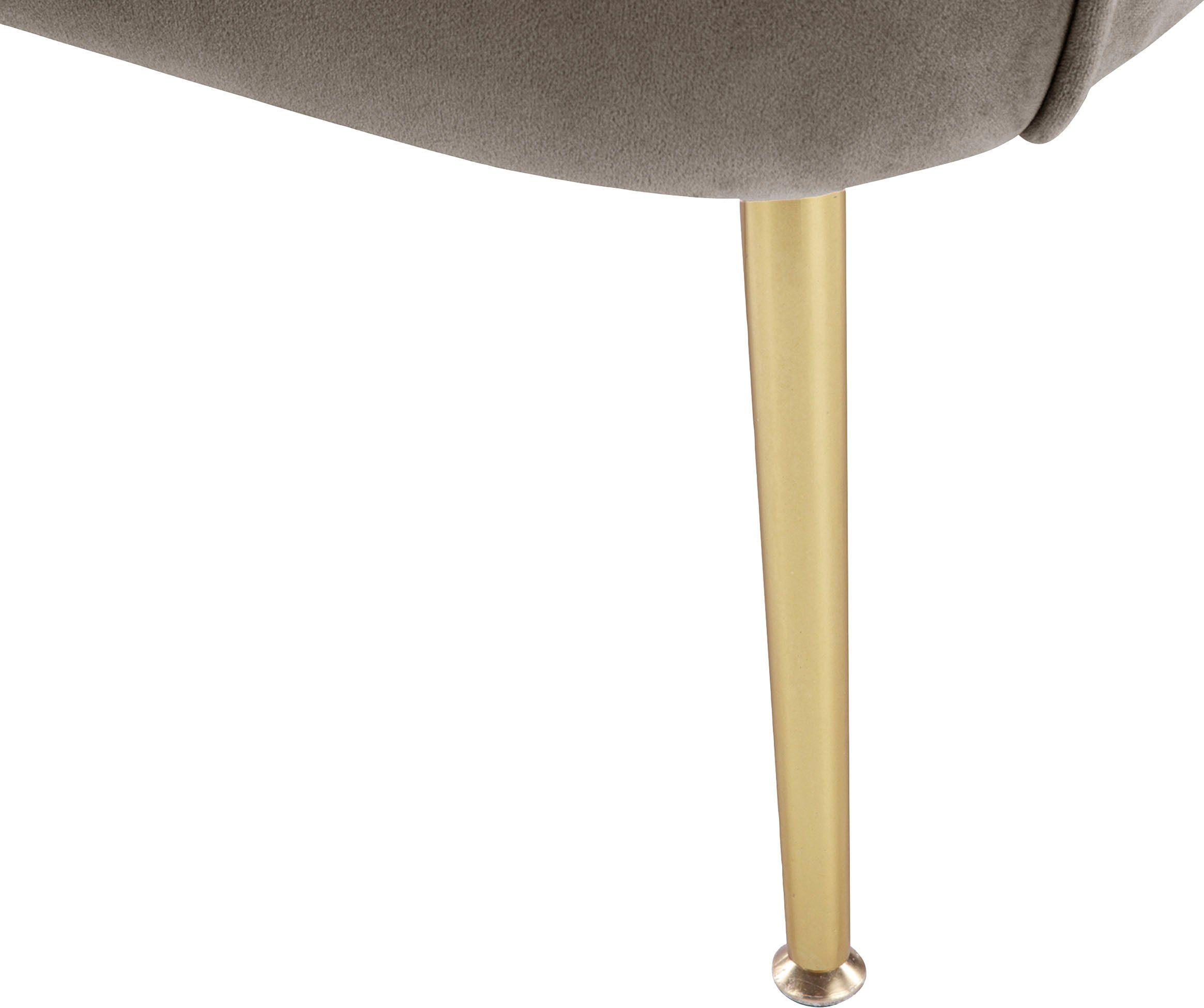 Kayoom Fauteuil Poola 100, comfortabele cocktailstoel, luxe fluwelen bekleding (1 stuk)