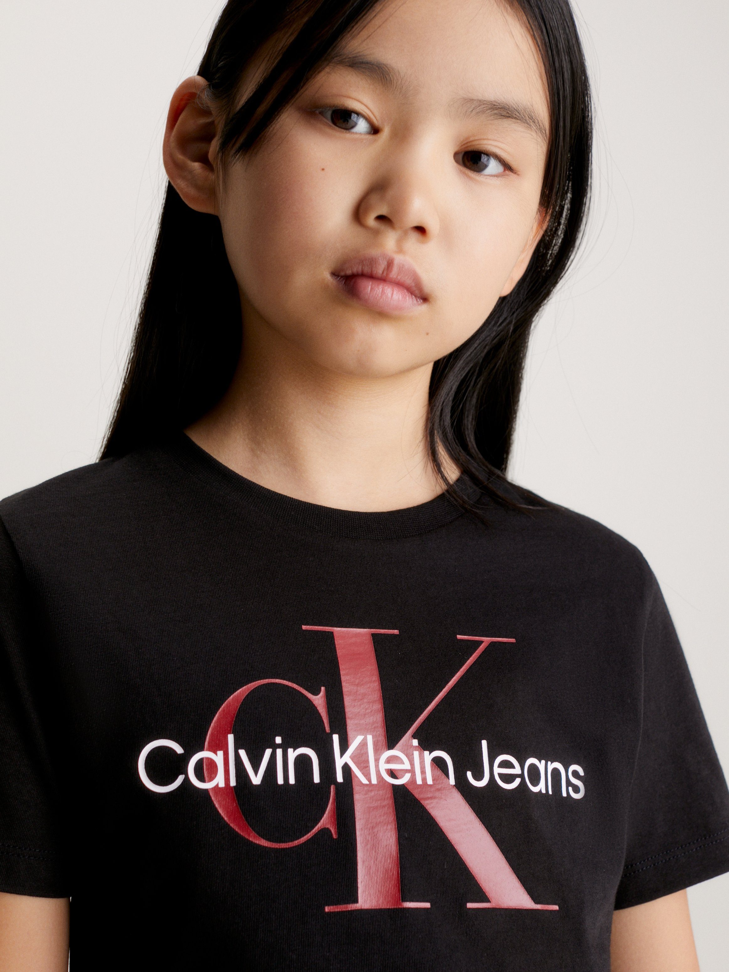 Calvin Klein T-shirt CK MONOGRAM SS T-SHIRT voor kinderen tot 16 jaar