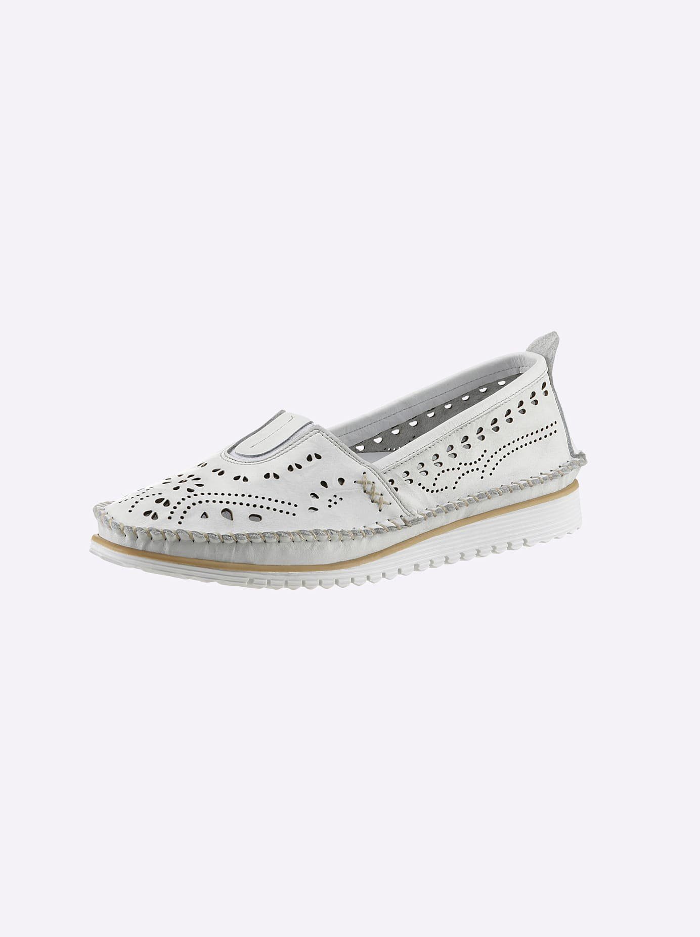 Andrea Conti Instappers dames sportieve slippers maat 40 wit
