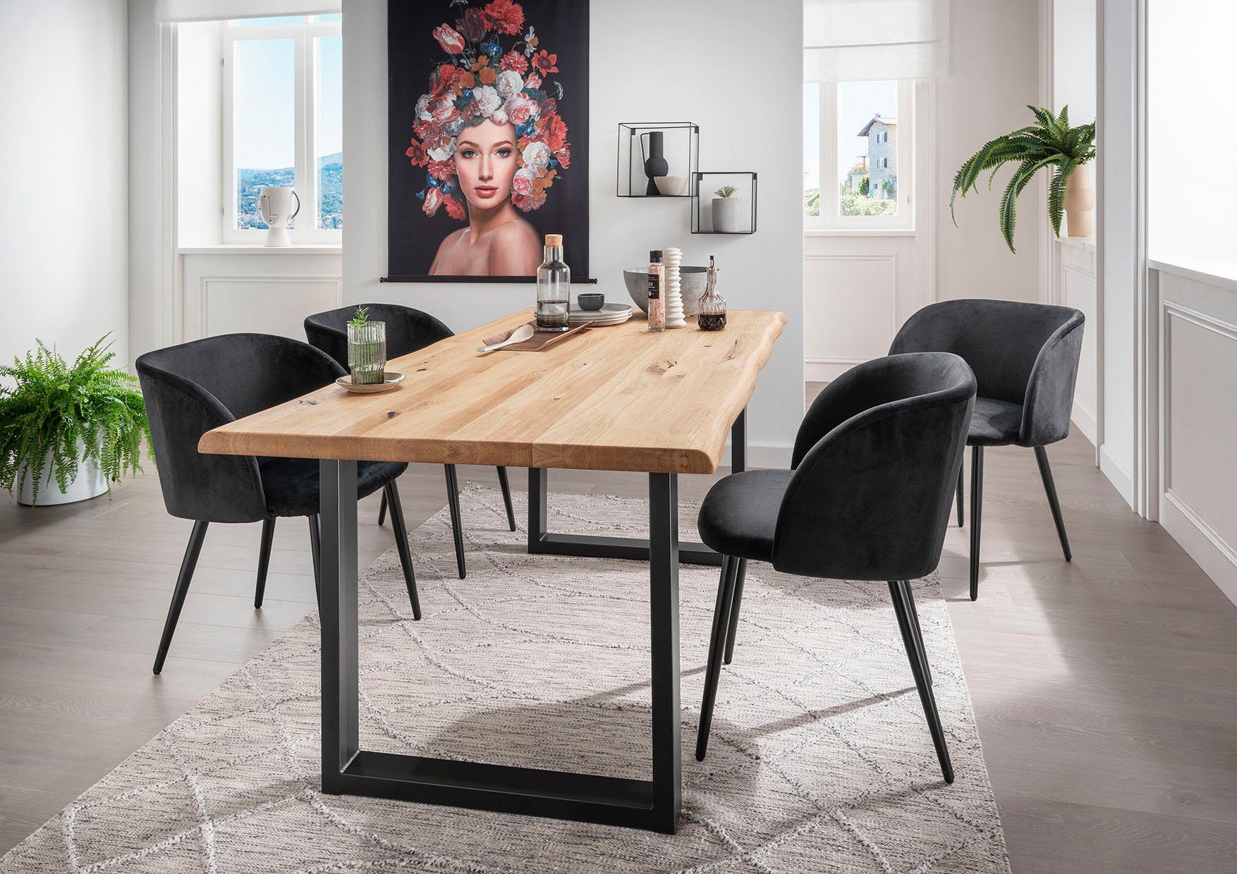 Paroli Eettafel Florence in 3 breedten
