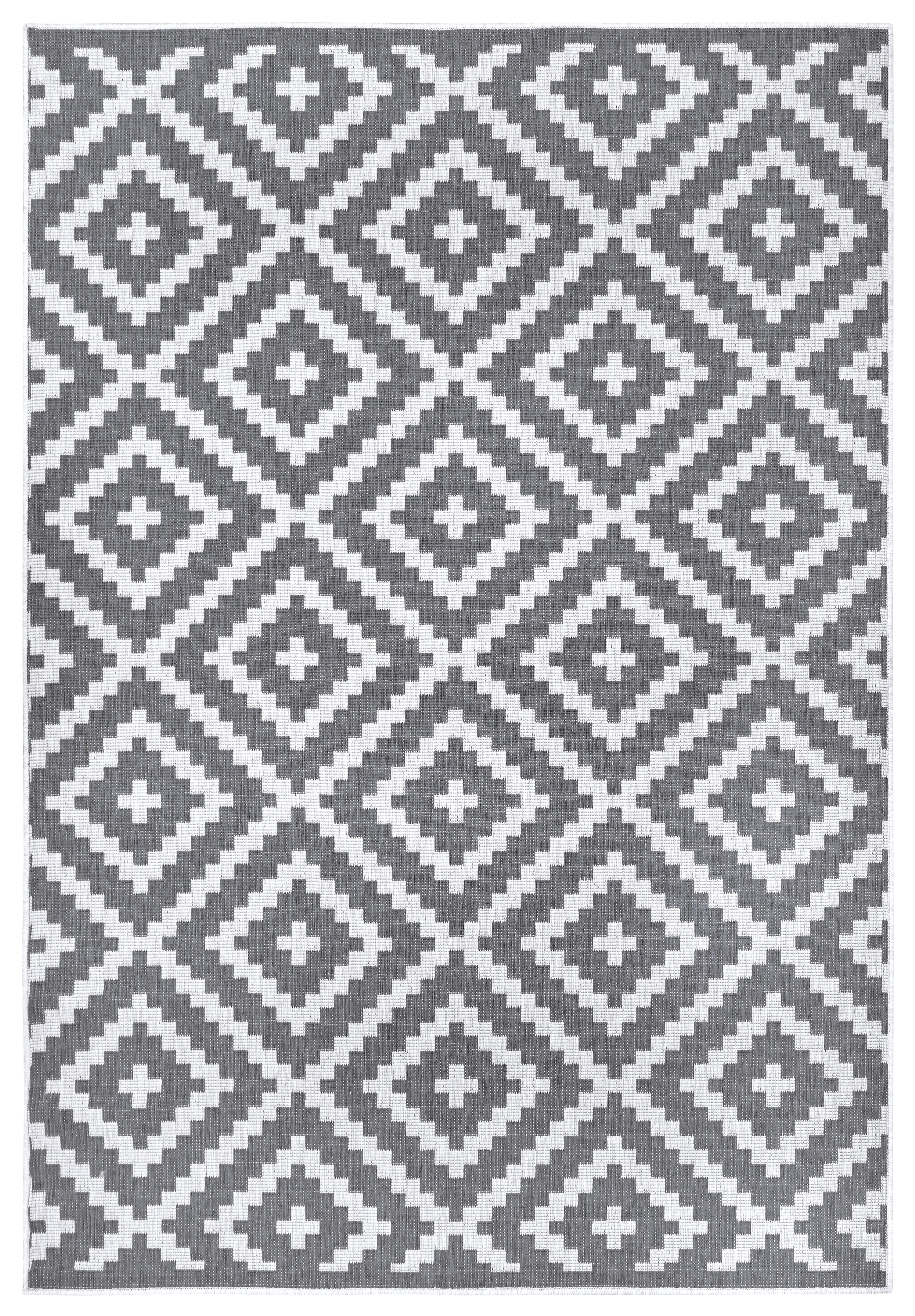 my home Vloerkleed Ronda tweezijdig te gebruiken kleed Sisal-look, platweefsel, in- en outdoor, geometrisch boho design