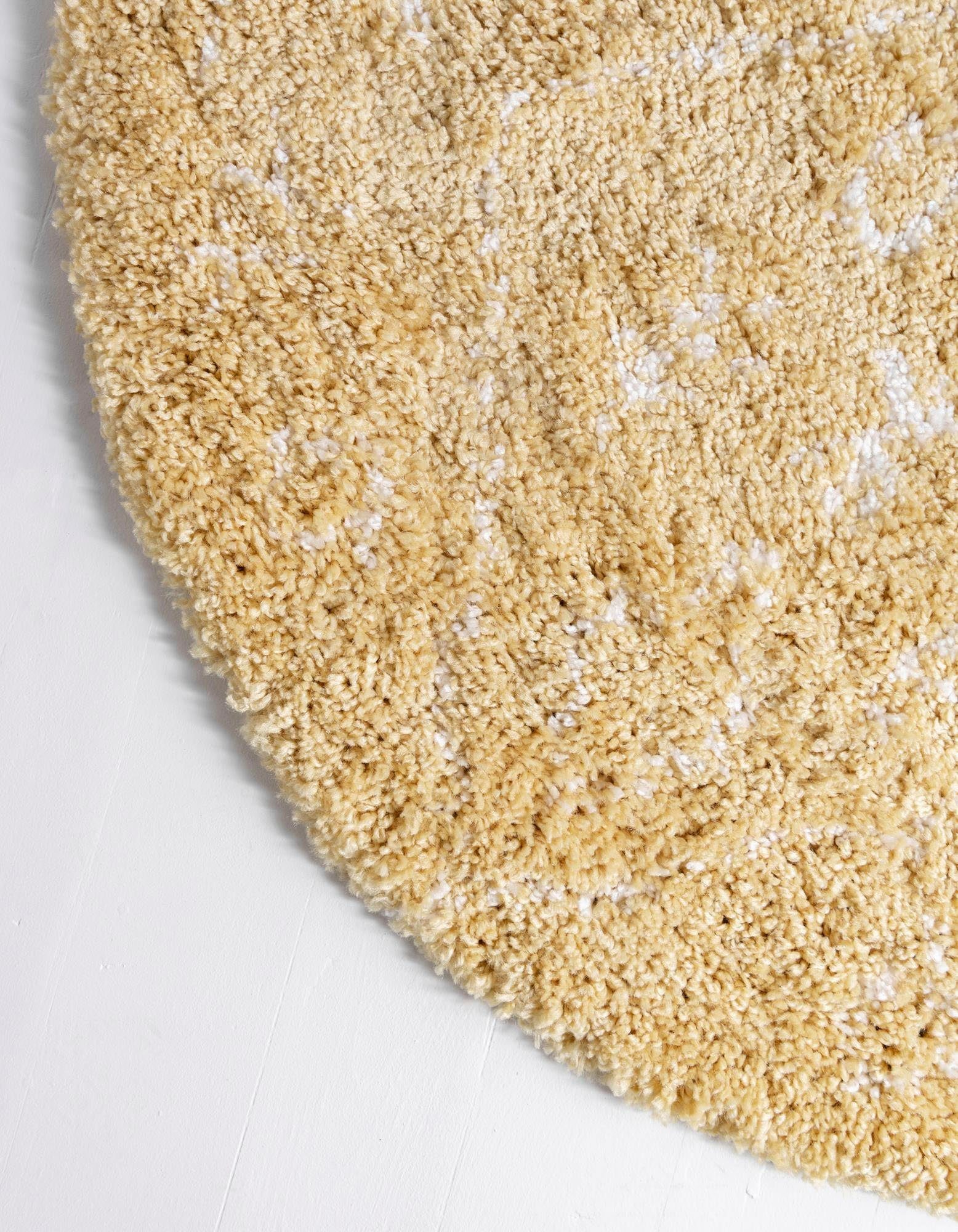 Myflair Möbel & Accessoires Hoogpolig vloerkleed Temara shag voorraadopruiming geweven, scandi design, ideaal in de woonkamer & slaapkamer