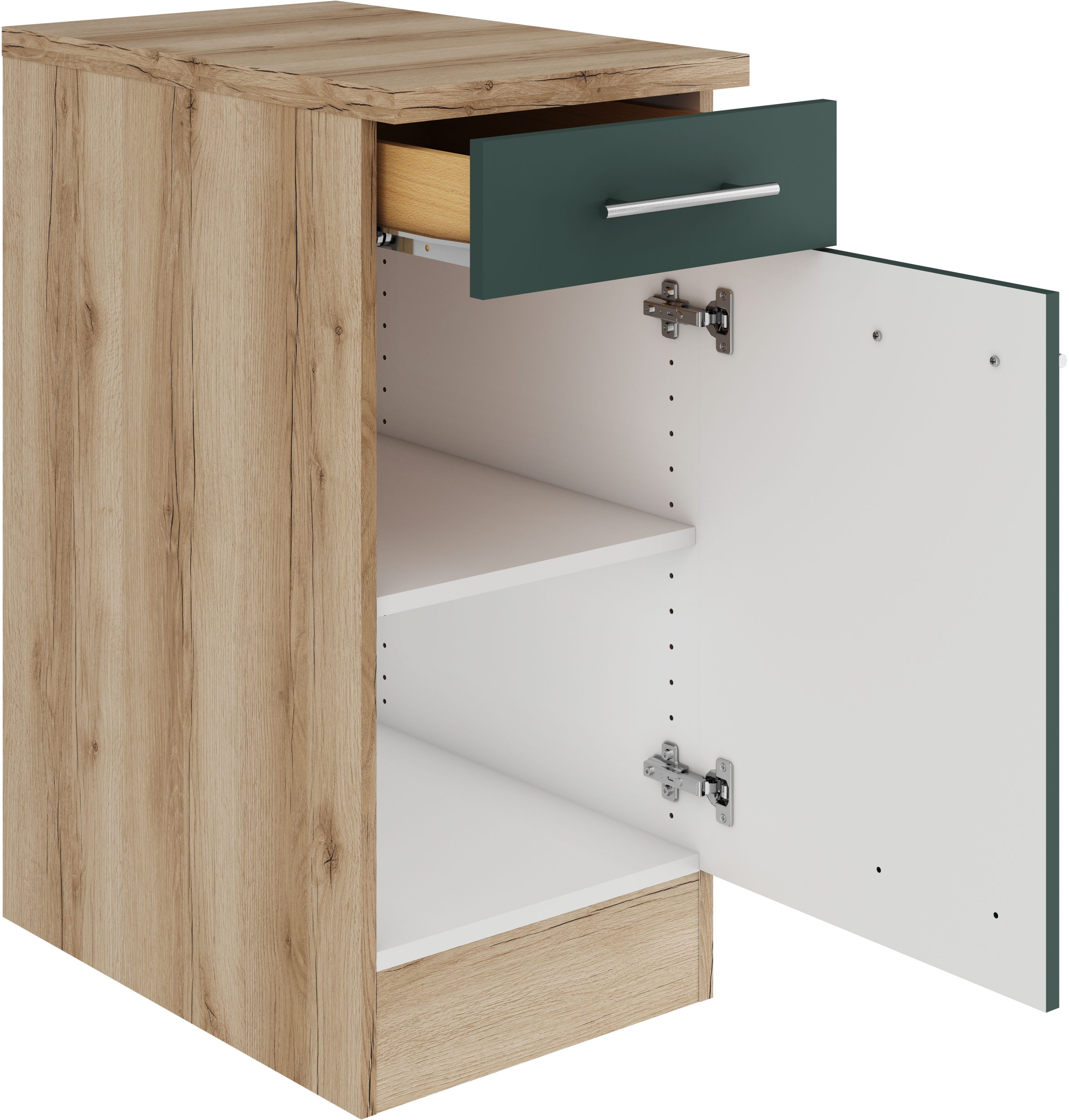 OPTIFIT Onderkast Bella Breedte 40 cm, 1 deur, 1 legplank, 1 lade