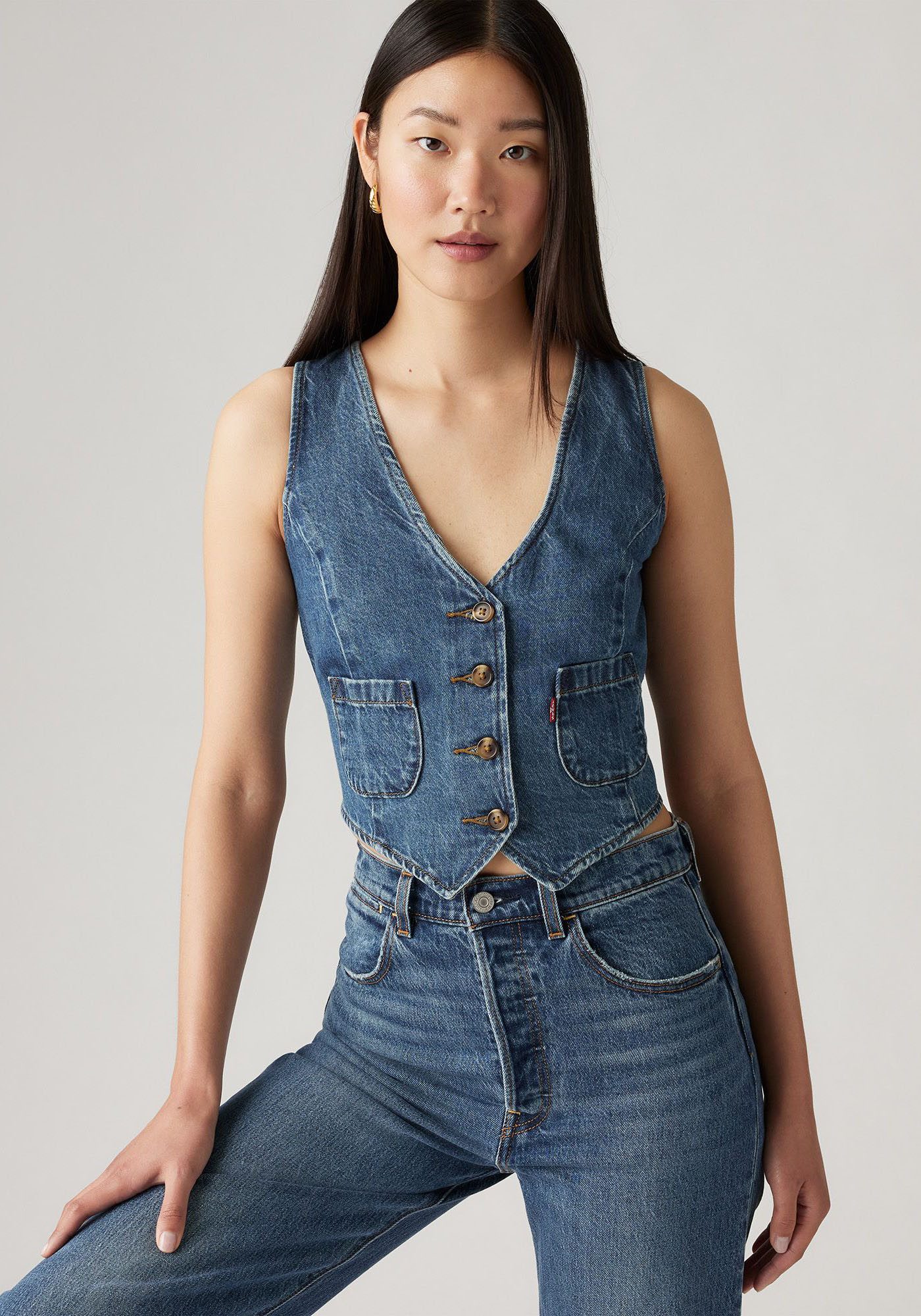 Levi's Jeansgilet TAILORED VEST DENIM