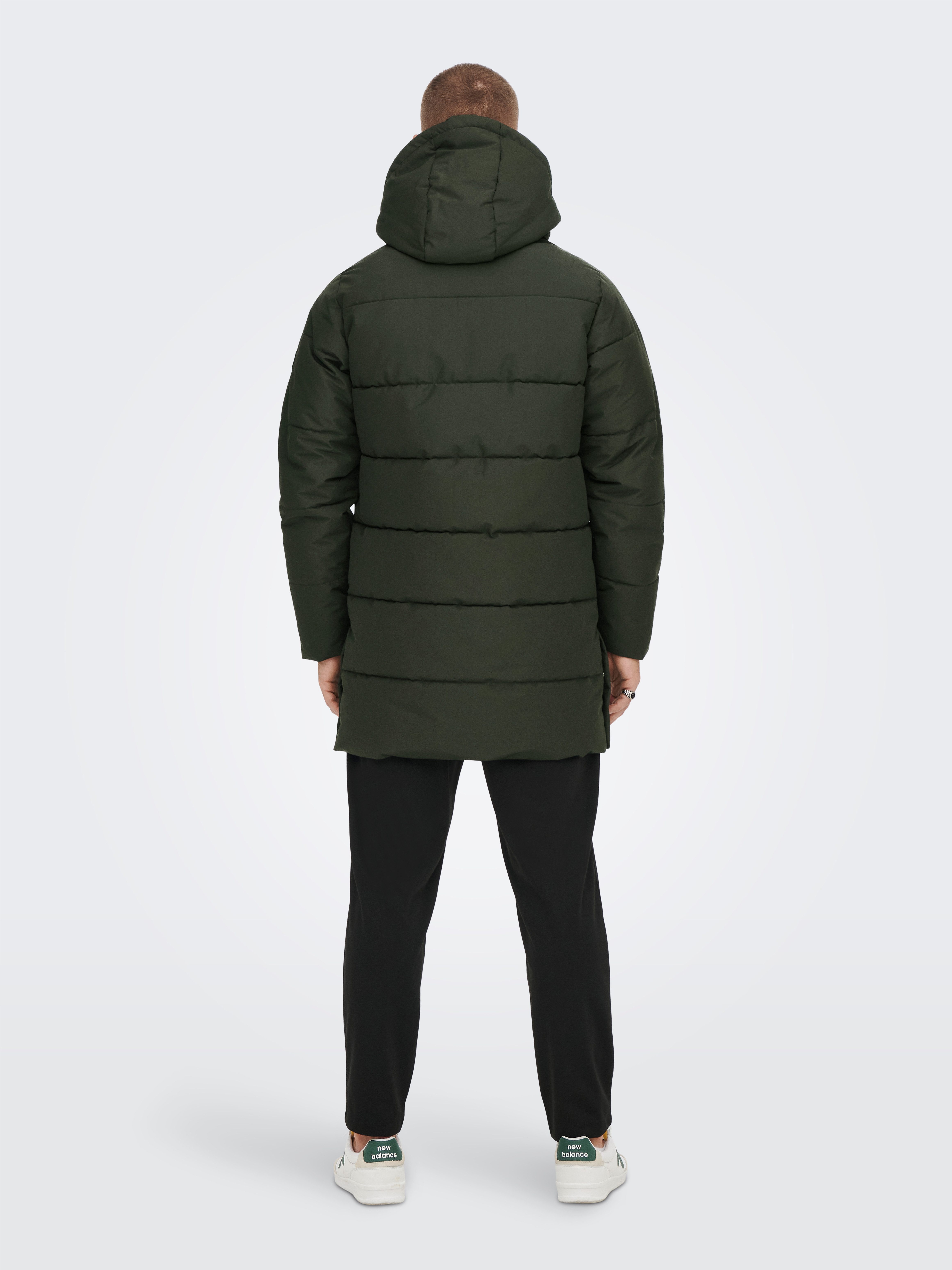 ONLY & SONS Gewatteerde jas ONSCARL LIFE LONG QUILTED COAT NOOS OTW