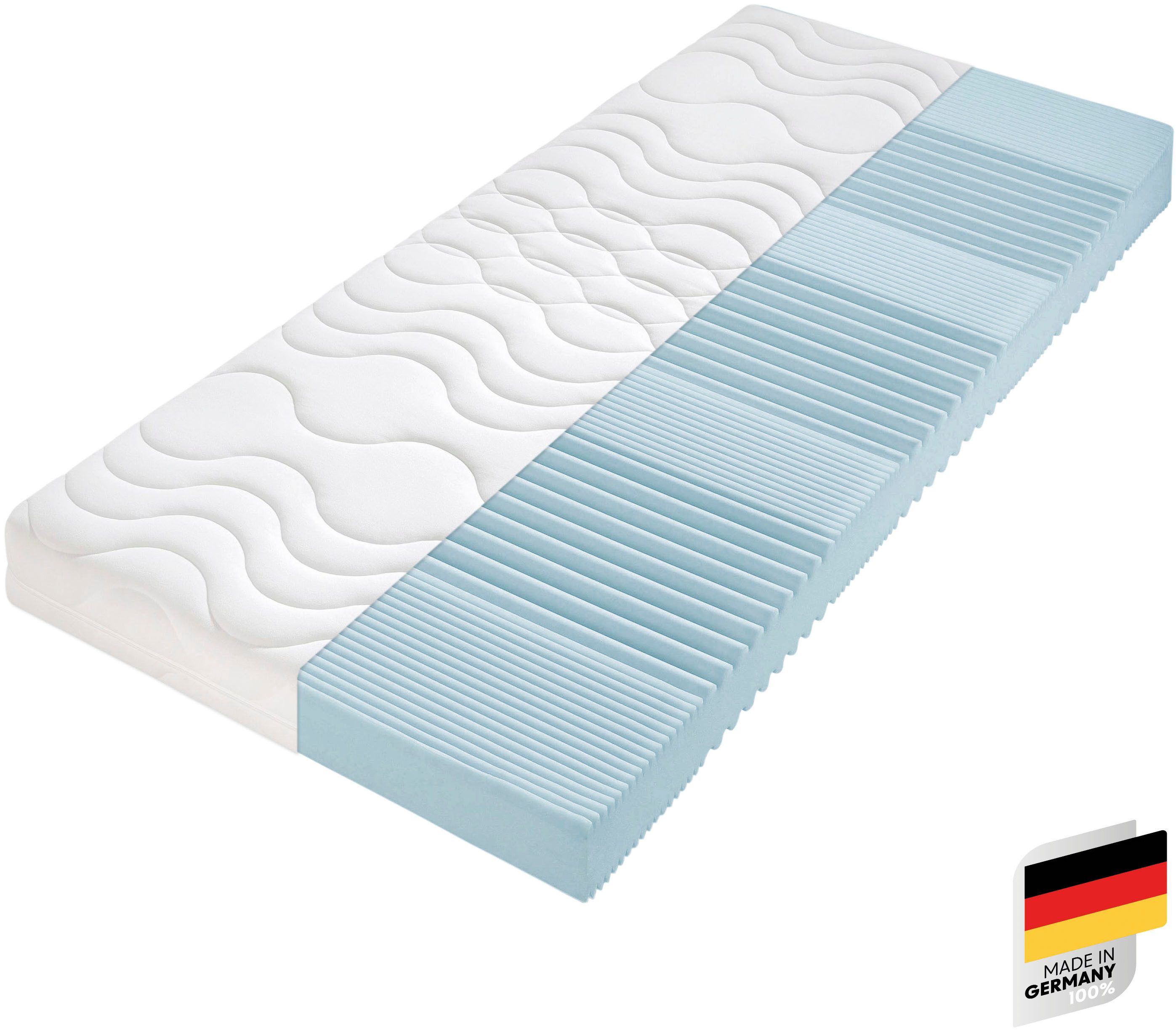 Beco Comfortschuimmatras Medibett hoogte 15 cm comfortschuim matrassen maat 100 cm x 200 cm x 15 cm