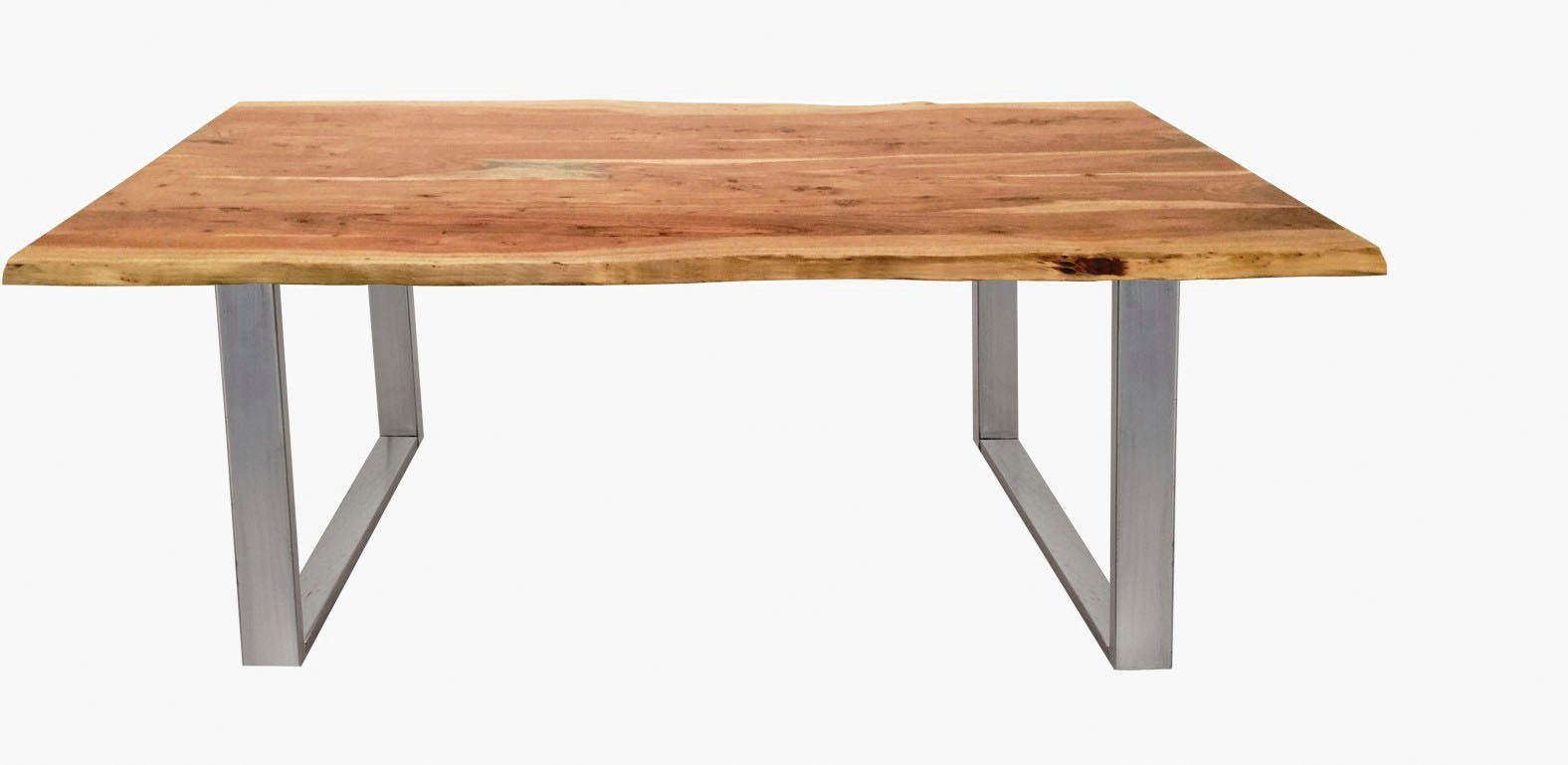 SIT Tafel met hout met boomrand alsof gegroeid