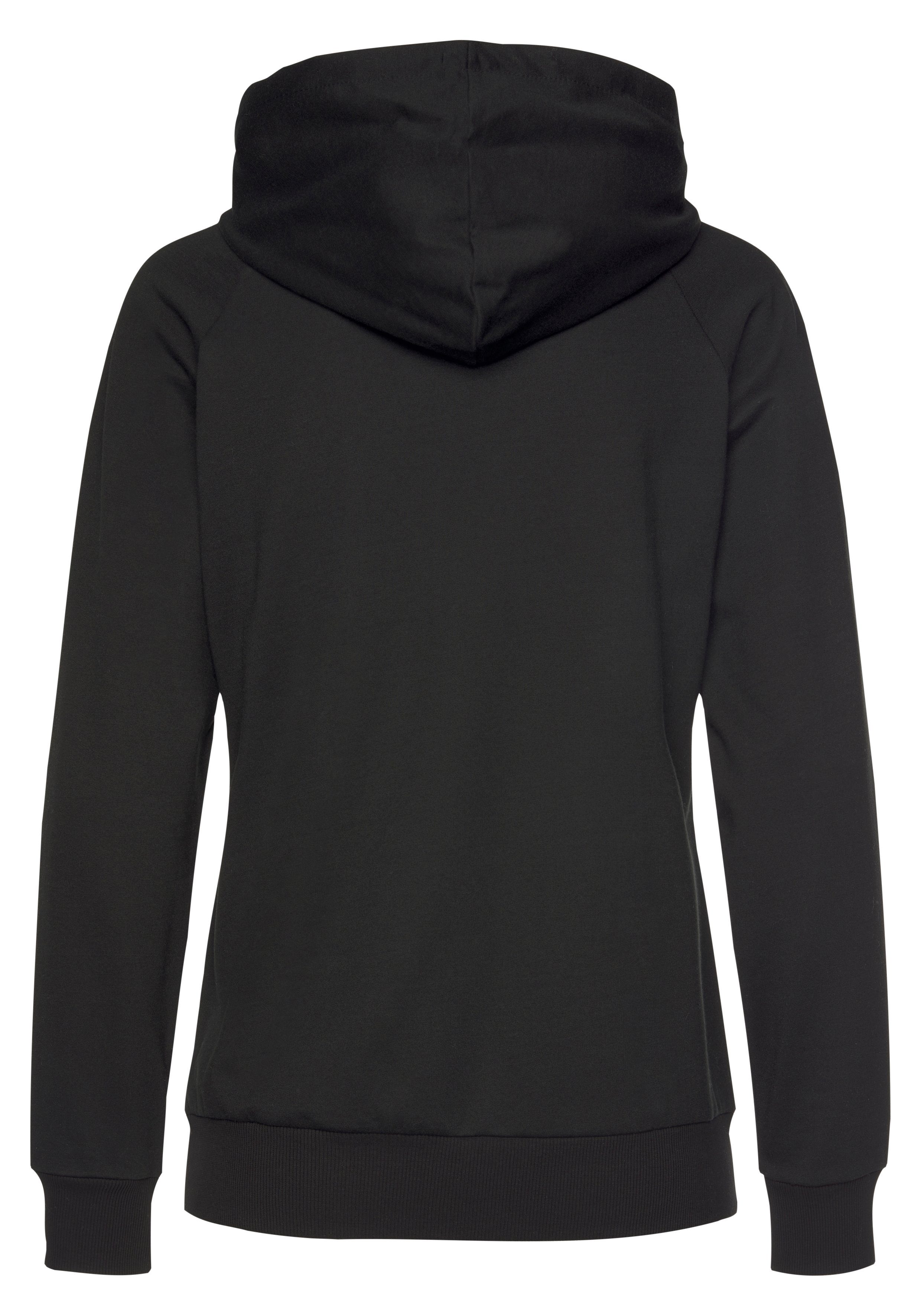 Lascana Capuchonsweatvest / sweatvest met details in rozegoud Sweatshirtjack met details in roségoud, loungewear