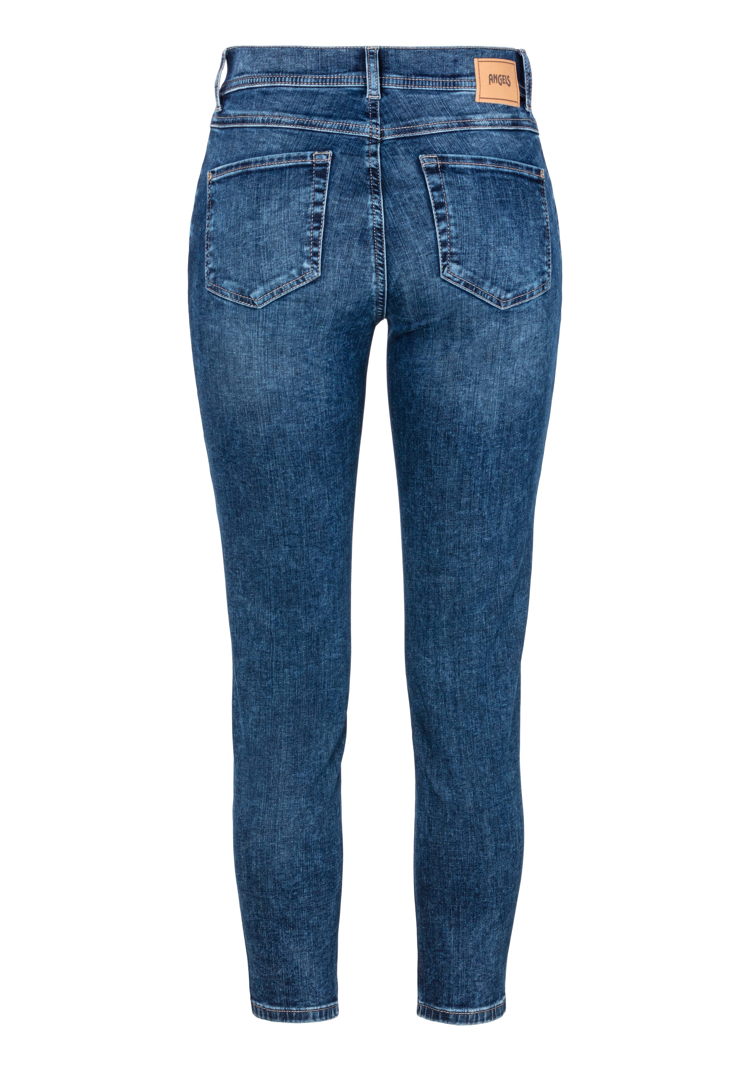 ANGELS 7/8 jeans Ornella met strasssteentjes aan de broekspijp