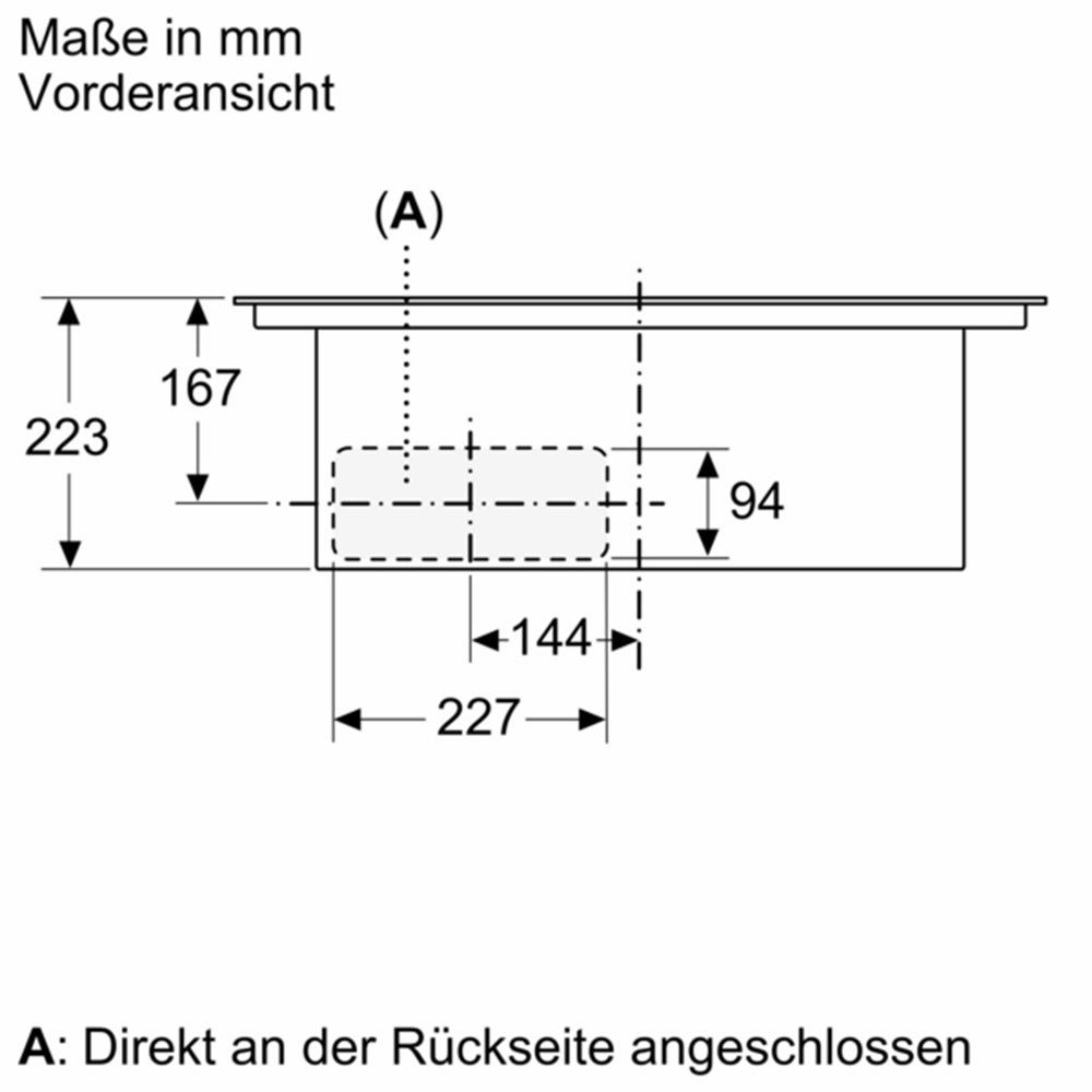 SIEMENS Kookplaat met afzuigkap ED711HQ26E