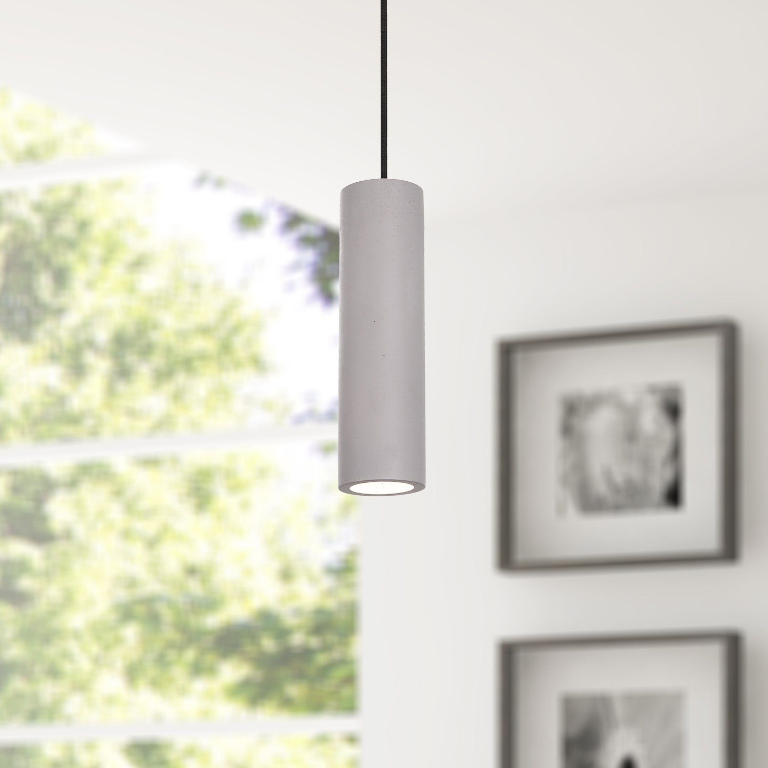 Paco Home Hanglamp Tobi Led, GU10, lamp voor woonkamer eetkamer keuken, in hoogte verstelbaar