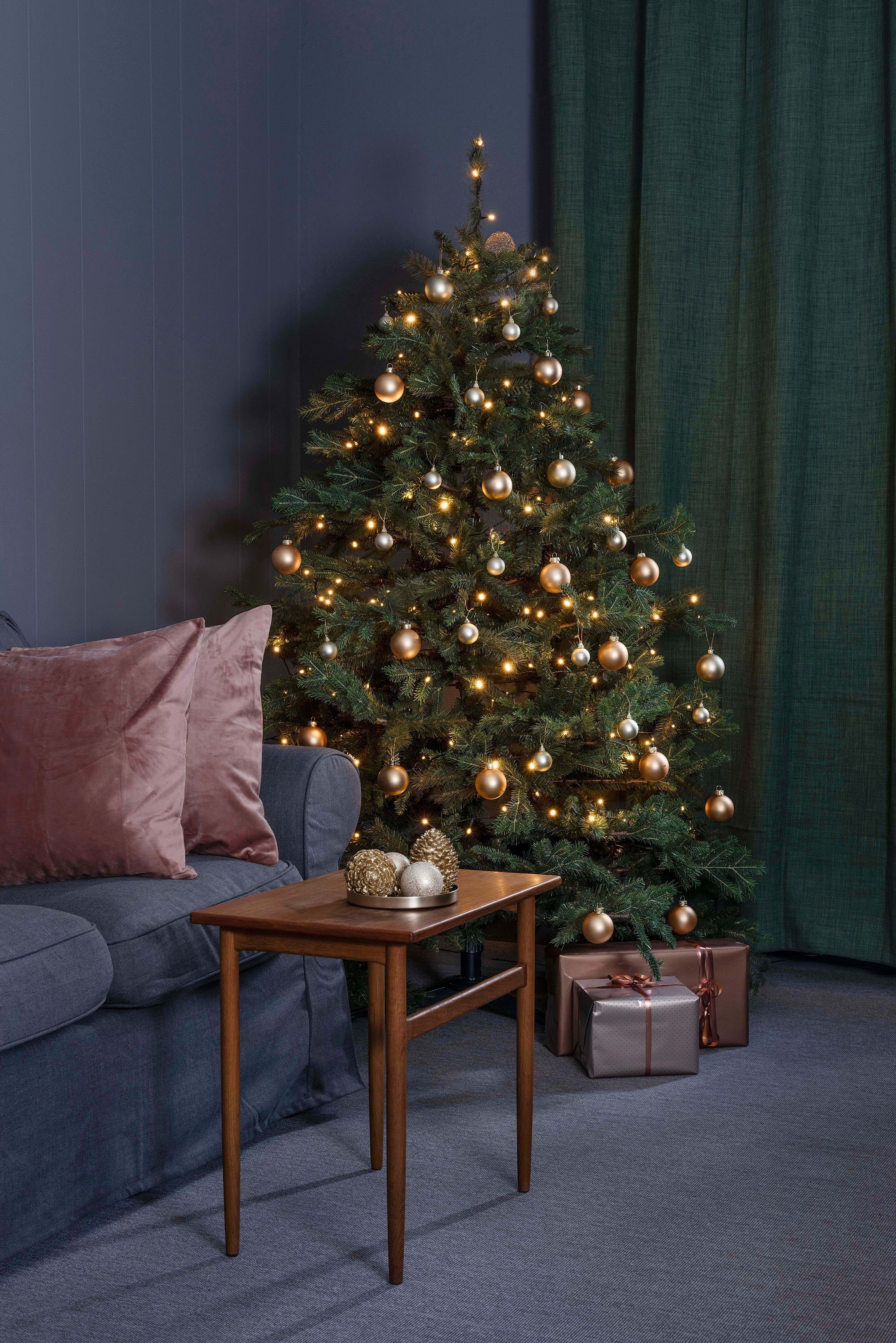 KONSTSMIDE Led-lichtsnoer Kerst versiering Micro-led, gelast, app-aangestuurd (Android & IOS), 200 dioden (1 stuk) kerstboomverlichting groen