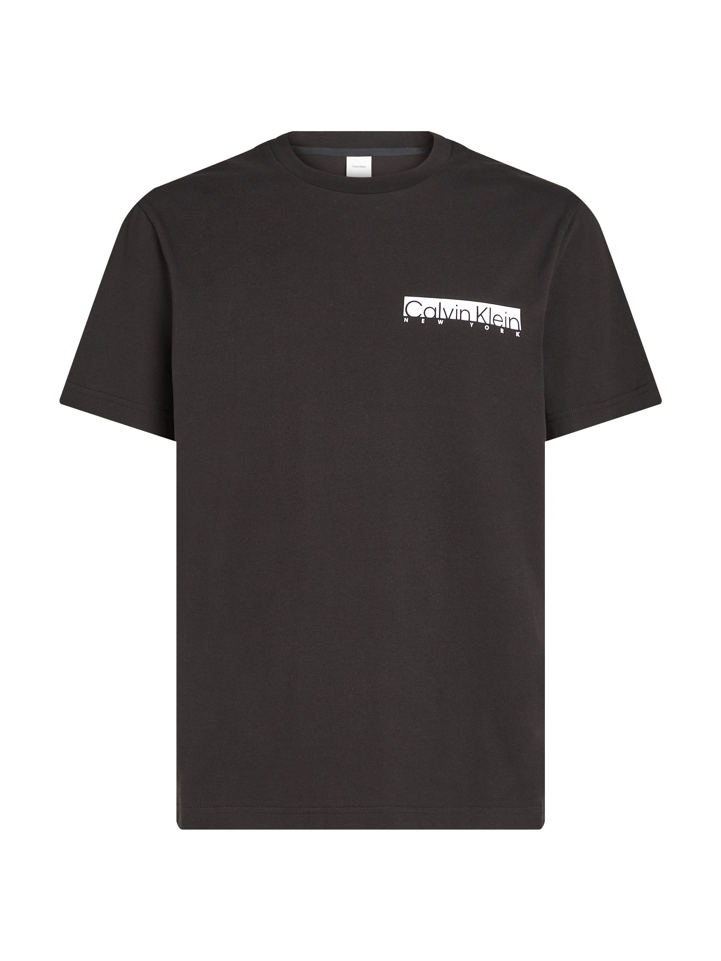 Calvin Klein Shirt met ronde hals NY CHEST BOX LOGO T-SHIRT