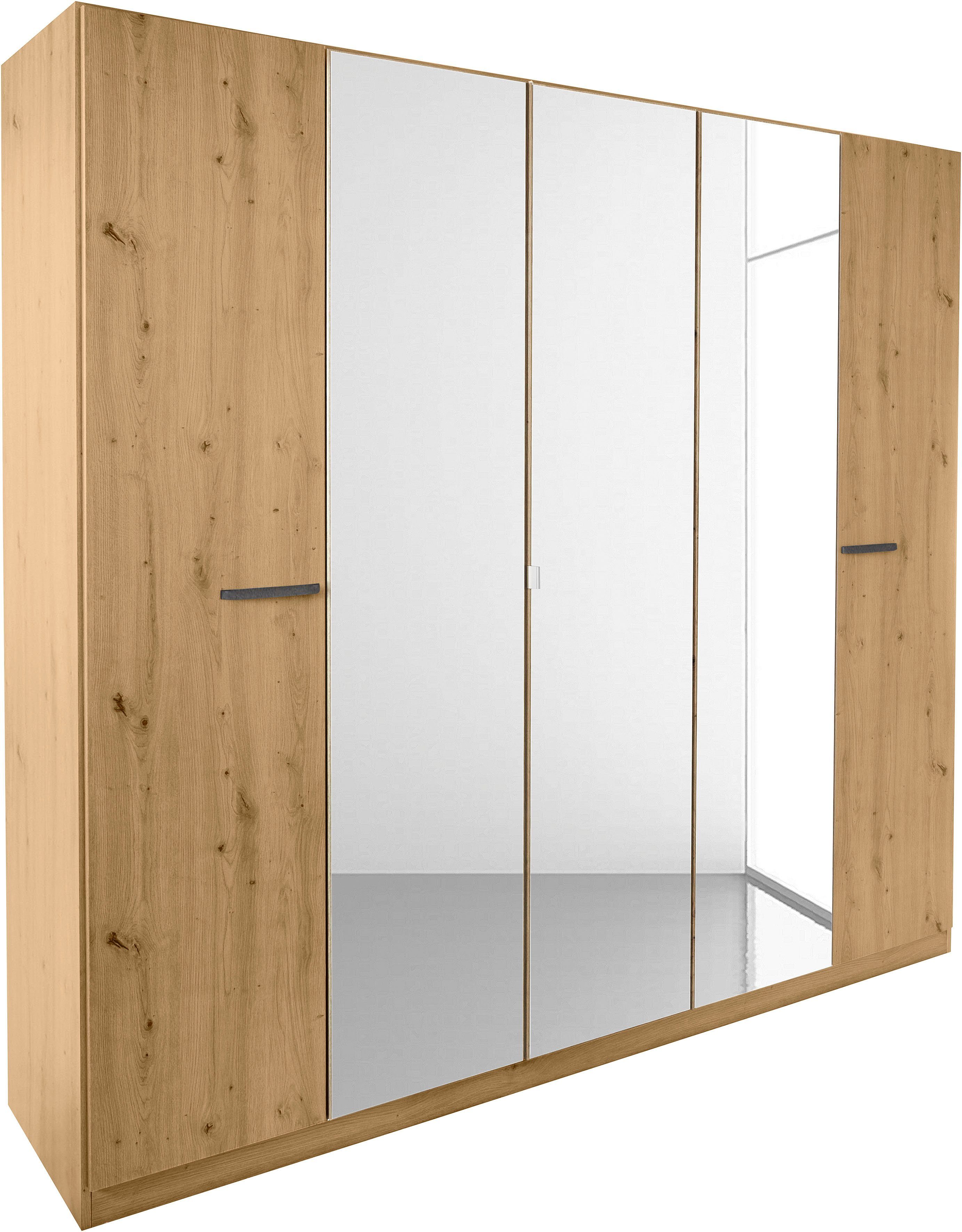 rauch Draaideurkast Kledingkast kast garderobe TOPSELLER OTELI incl. binnenindeling met 3 binnenlades extra planken optioneel met spiegel made in germany