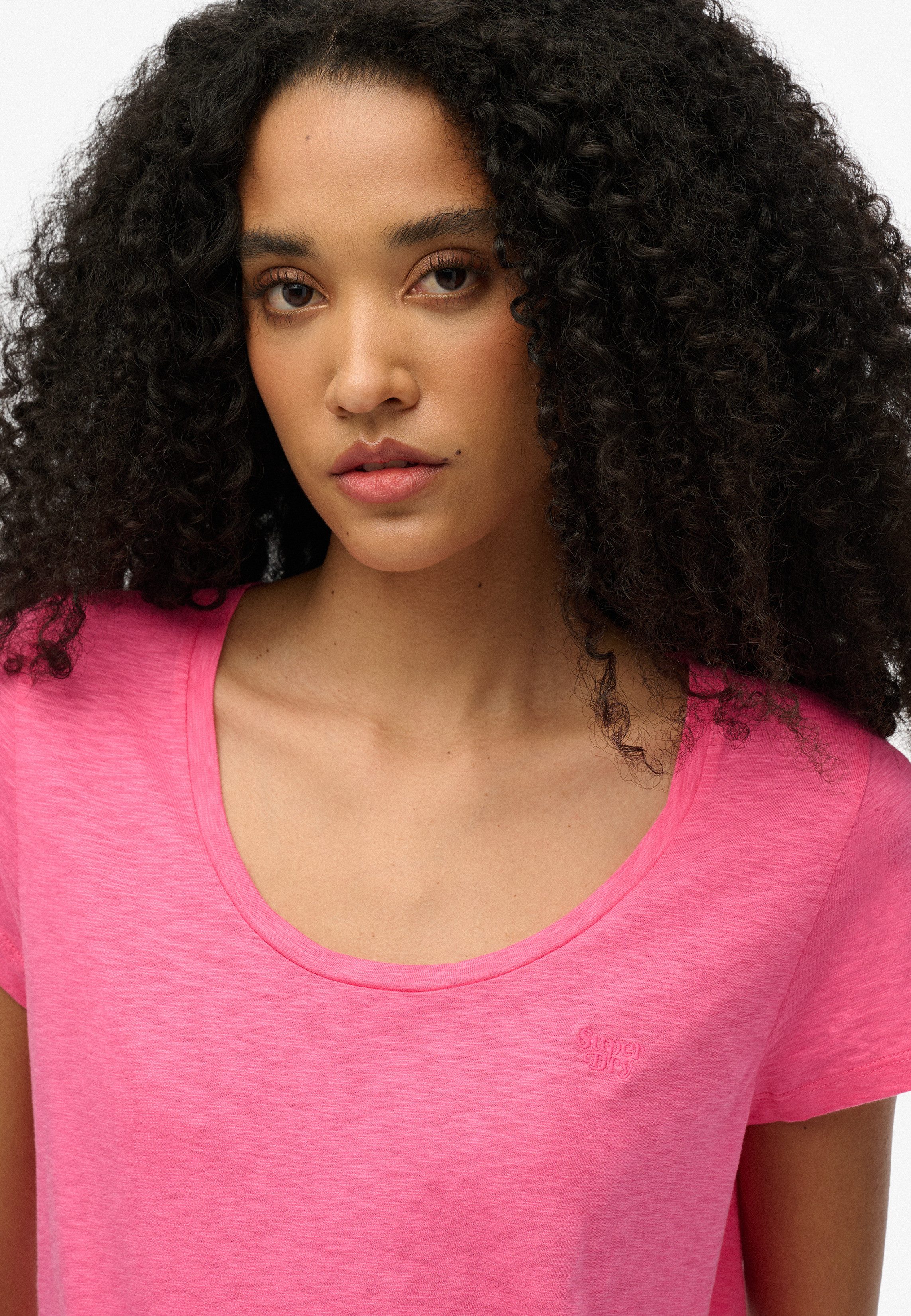 Superdry Shirt met korte mouwen SCOOP NECK TEE