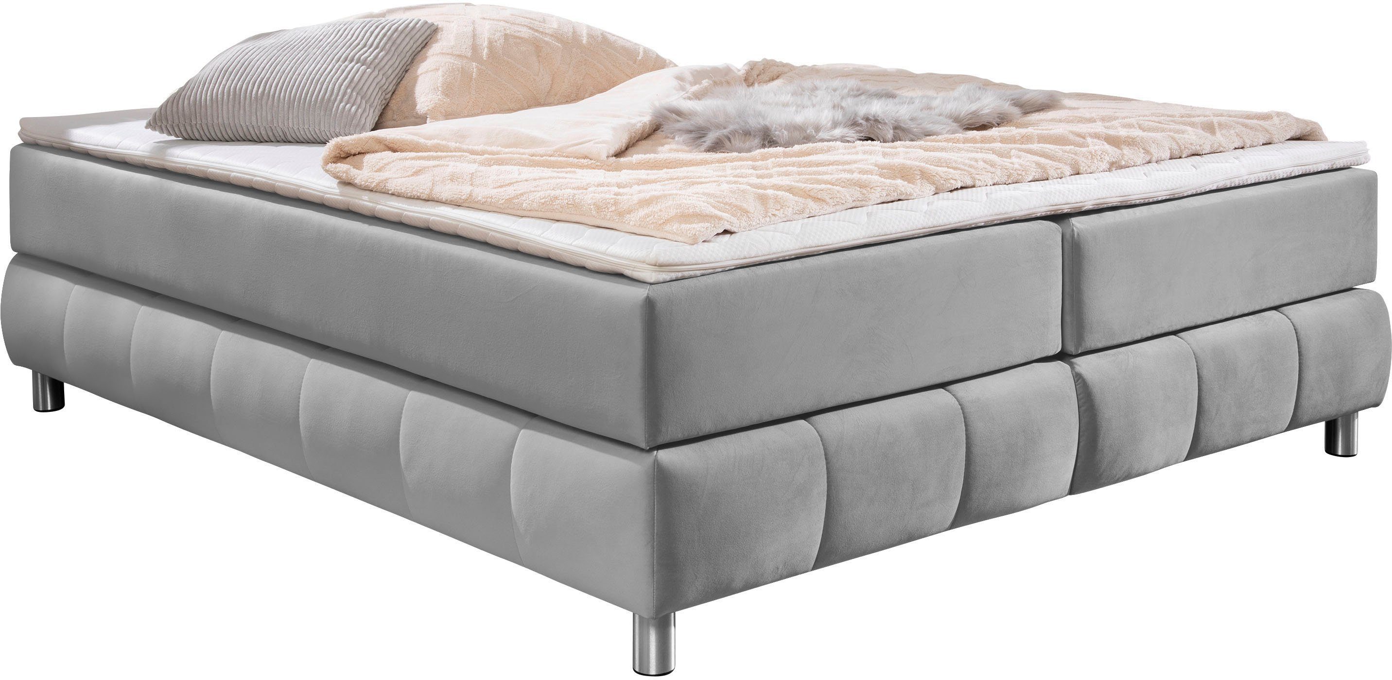 andas Boxspring Salo Zonder hoofdbord, incl. matrastopper, ook in extra lange versie 220 cm verkrijgbaar