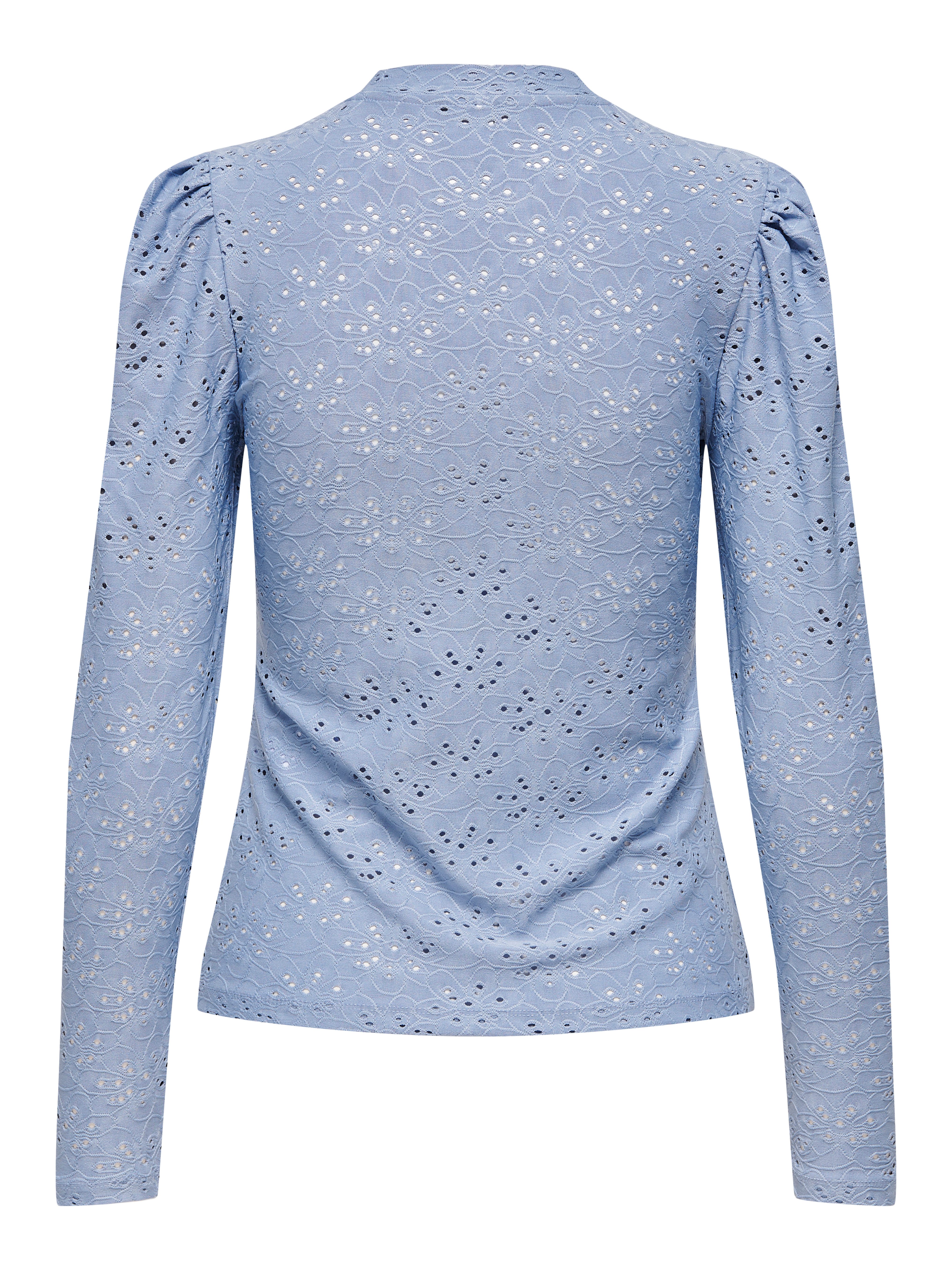 Only Shirt met lange mouwen ONLSMILLA L/S PUFF TOP JRS