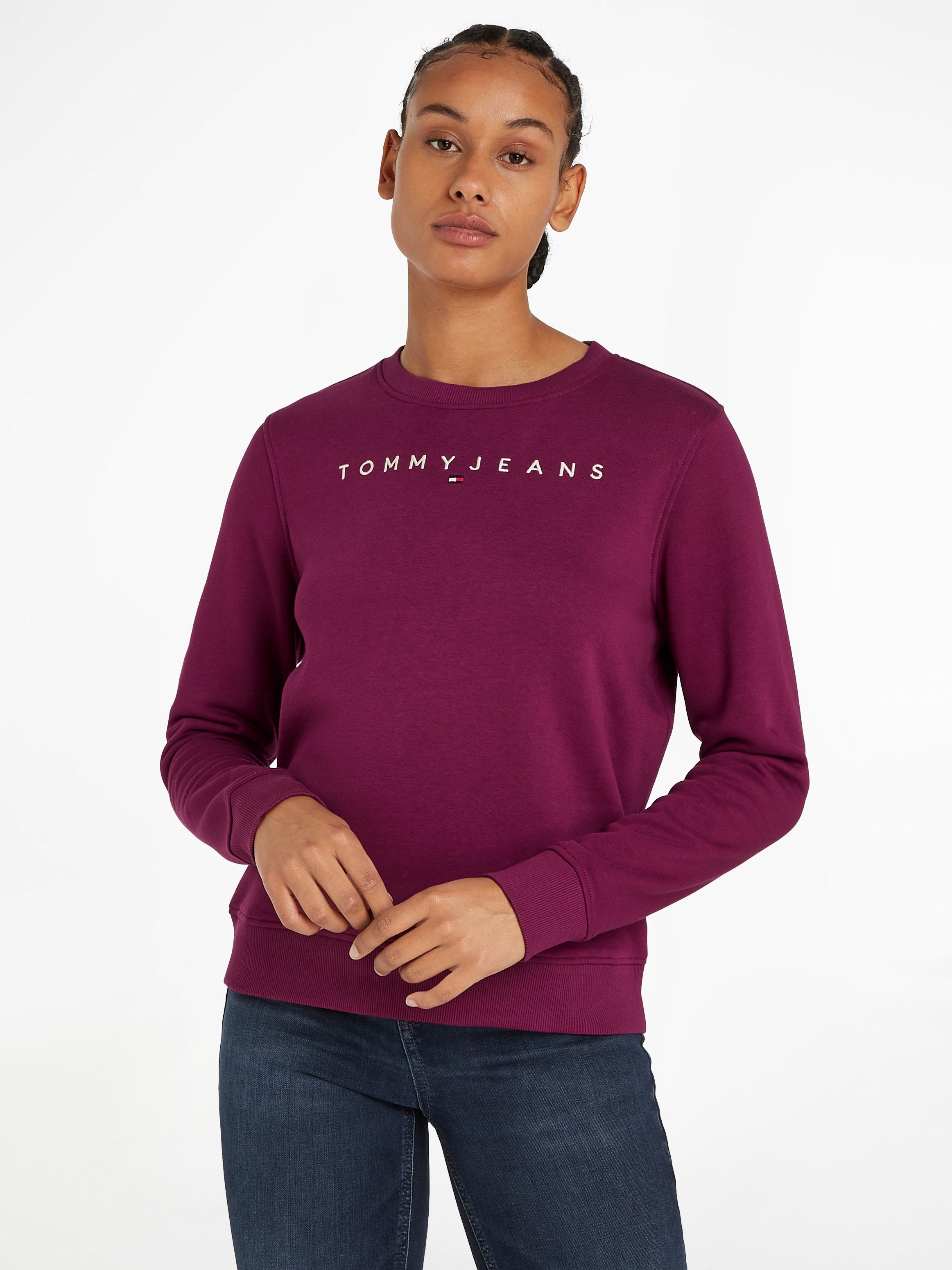 TOMMY JEANS Sweatshirt TJW REG LINEAR CREW EXT