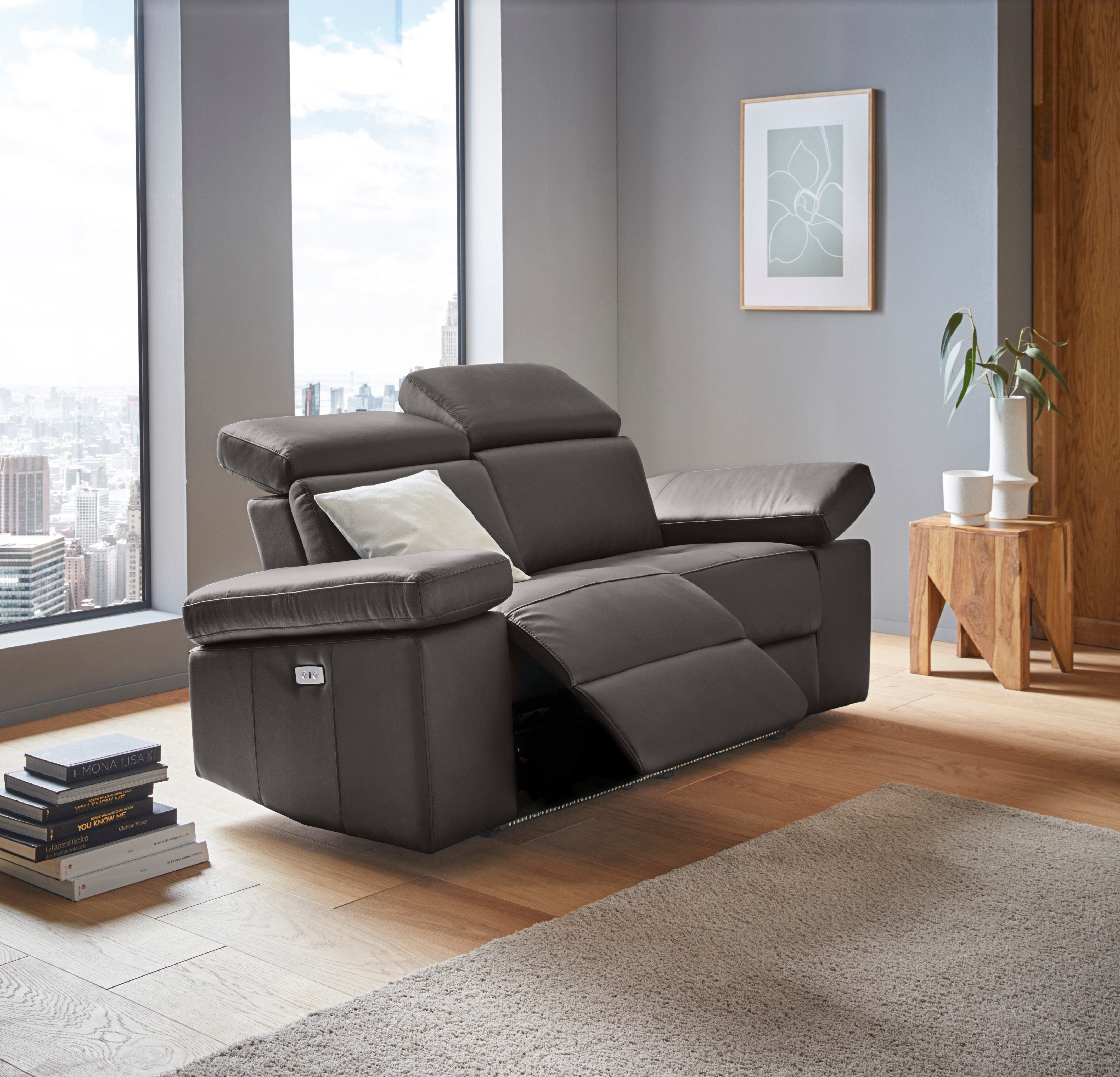 Places of Style 2-zitsbank Kilado met relaxfunctie, verstelbare armleuning, verstelbare hoofdsteun