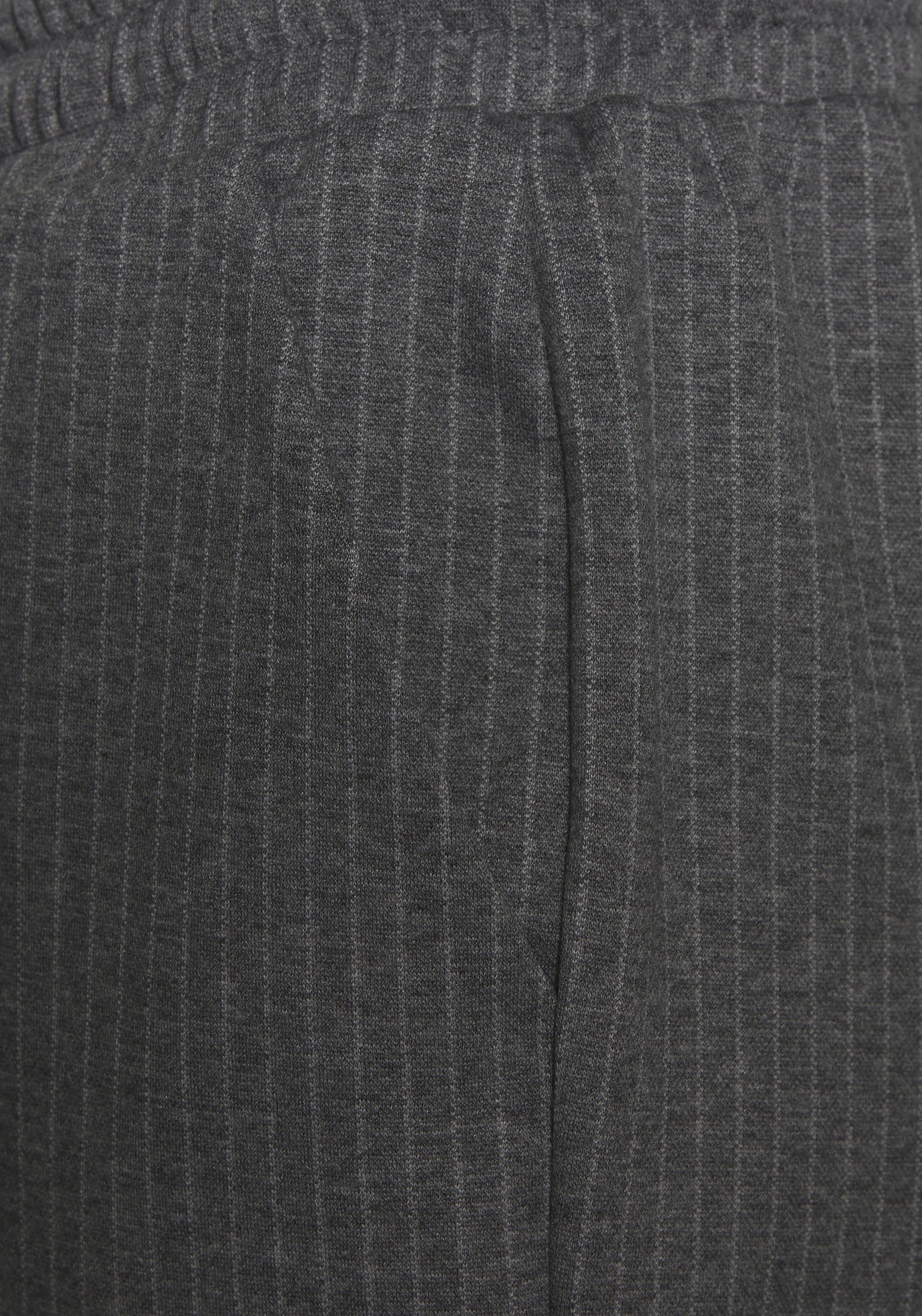 Vivance Joggingbroek met strepenpatroon, instapbroek, smalle snit