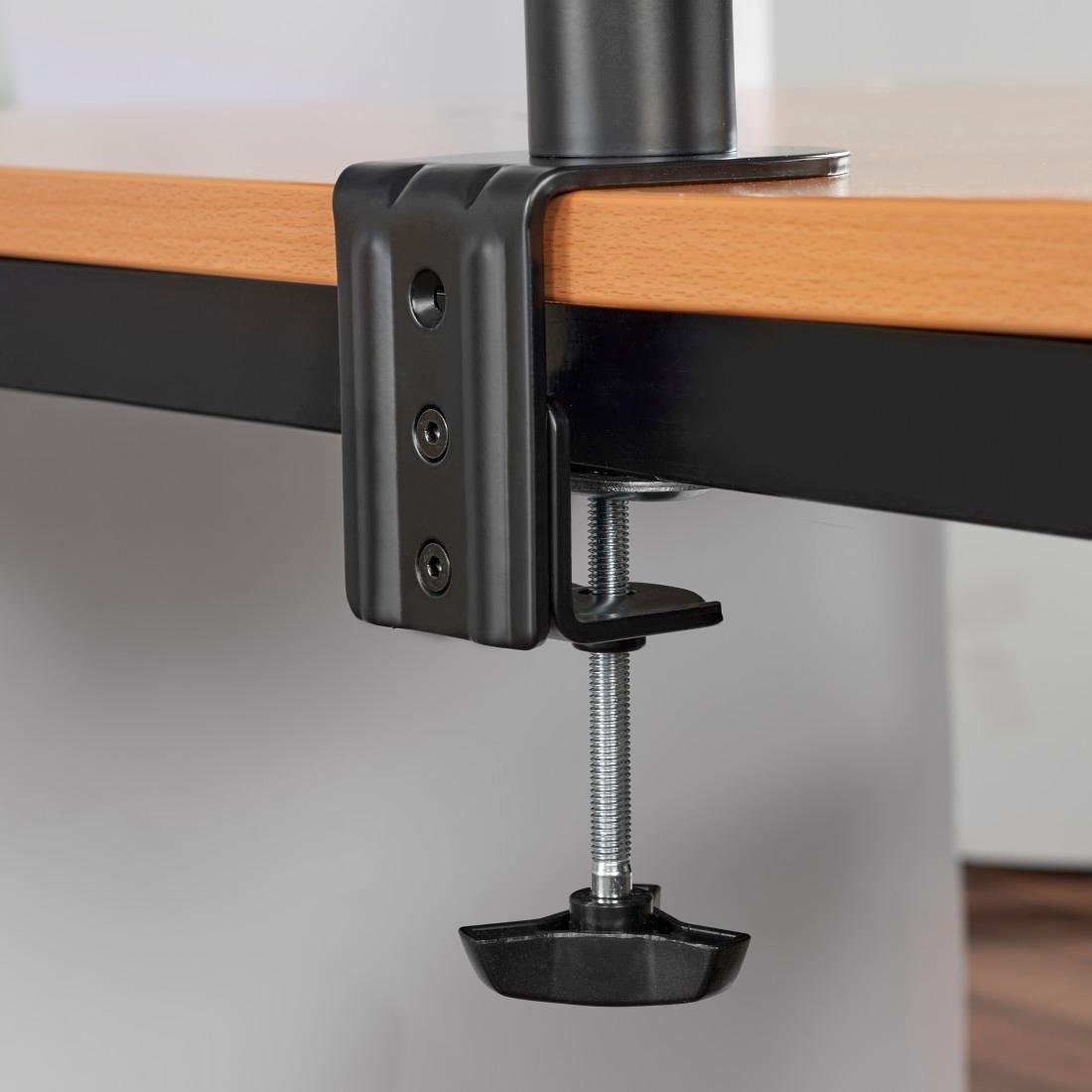 Hama Monitorhouder Beeldschermsteun, 2 monitoren, dubbele arm zwart