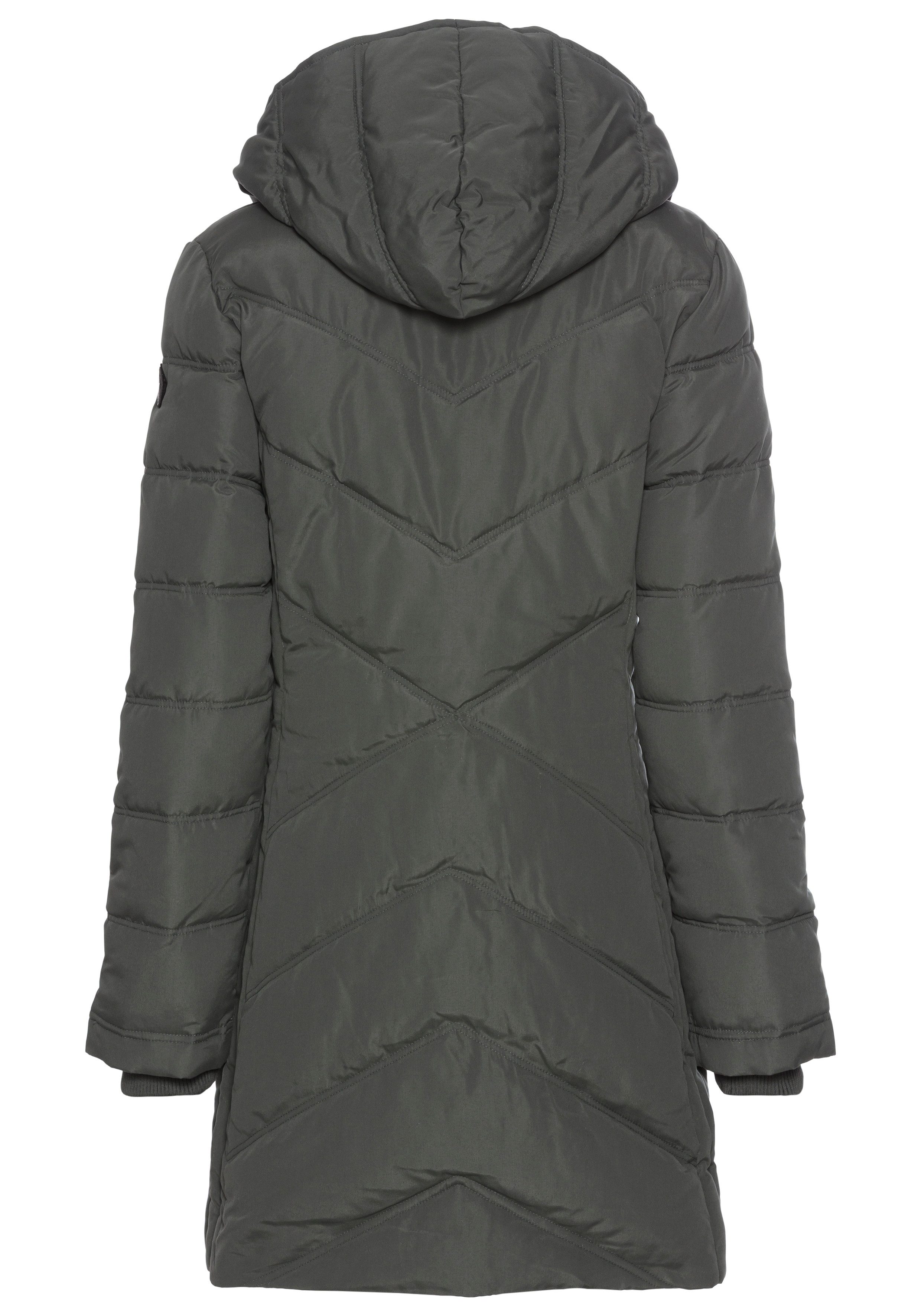 KangaROOS Winterjack met hoge kraag gevoerde capuchon