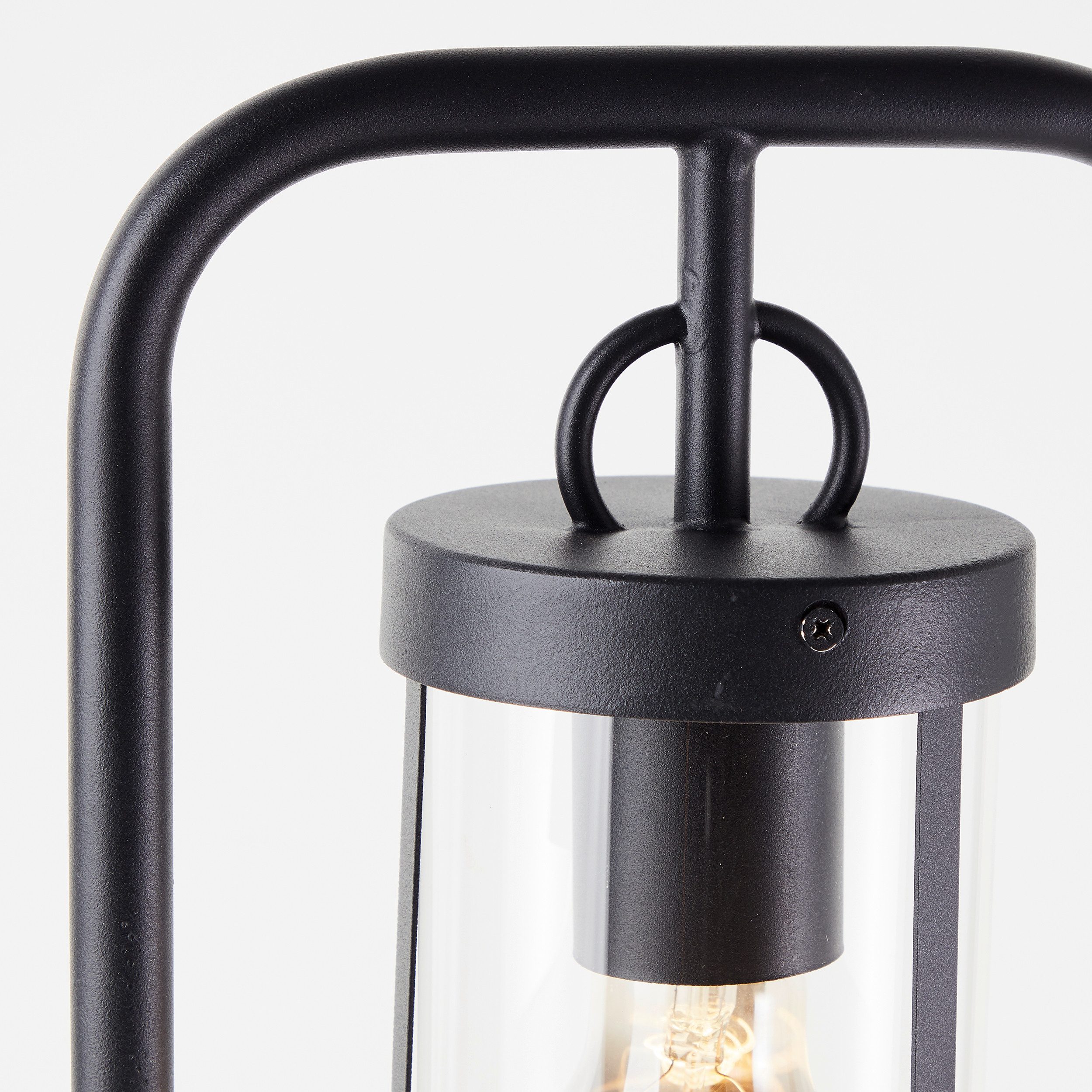 Brilliant Leuchten Sokkellamp Sidney Buiten sokkellamp, 48 cm, E27, metaal/glas, zwart