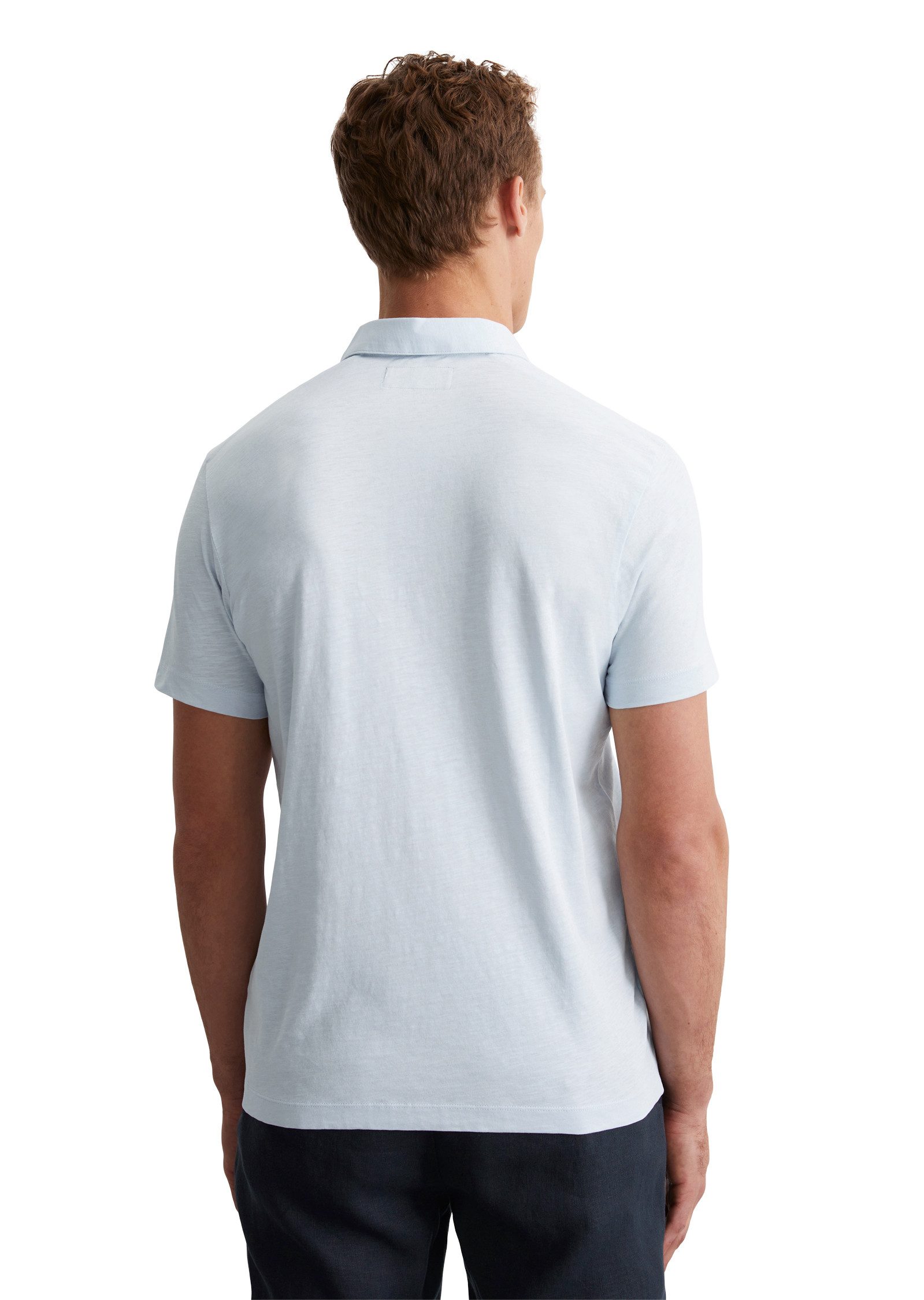 Marc O'Polo Poloshirt met levendige, dynamische oppervlakte