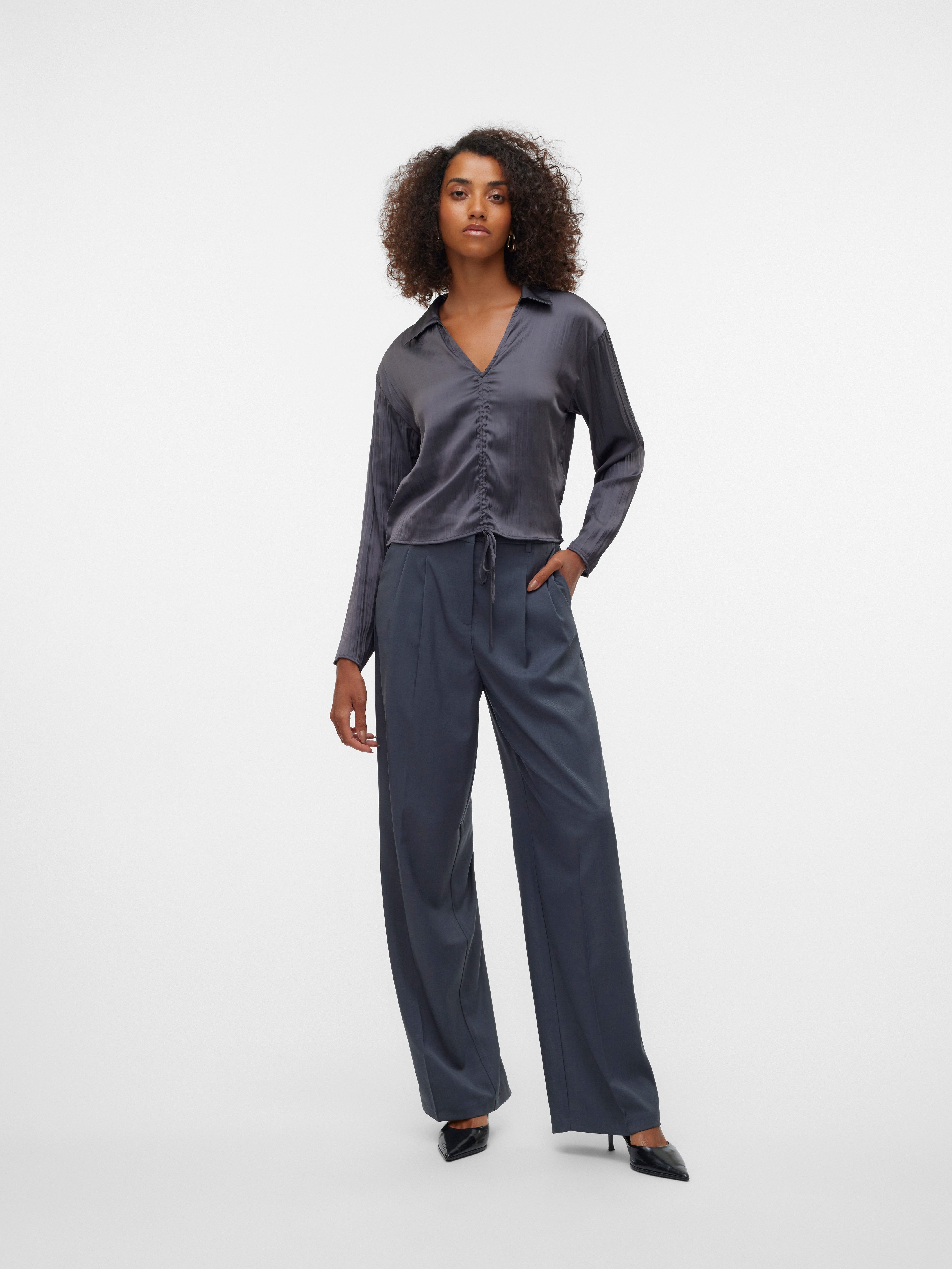 Vero Moda Pantalon VMRITA MW WIDE DAD PANT NOOS