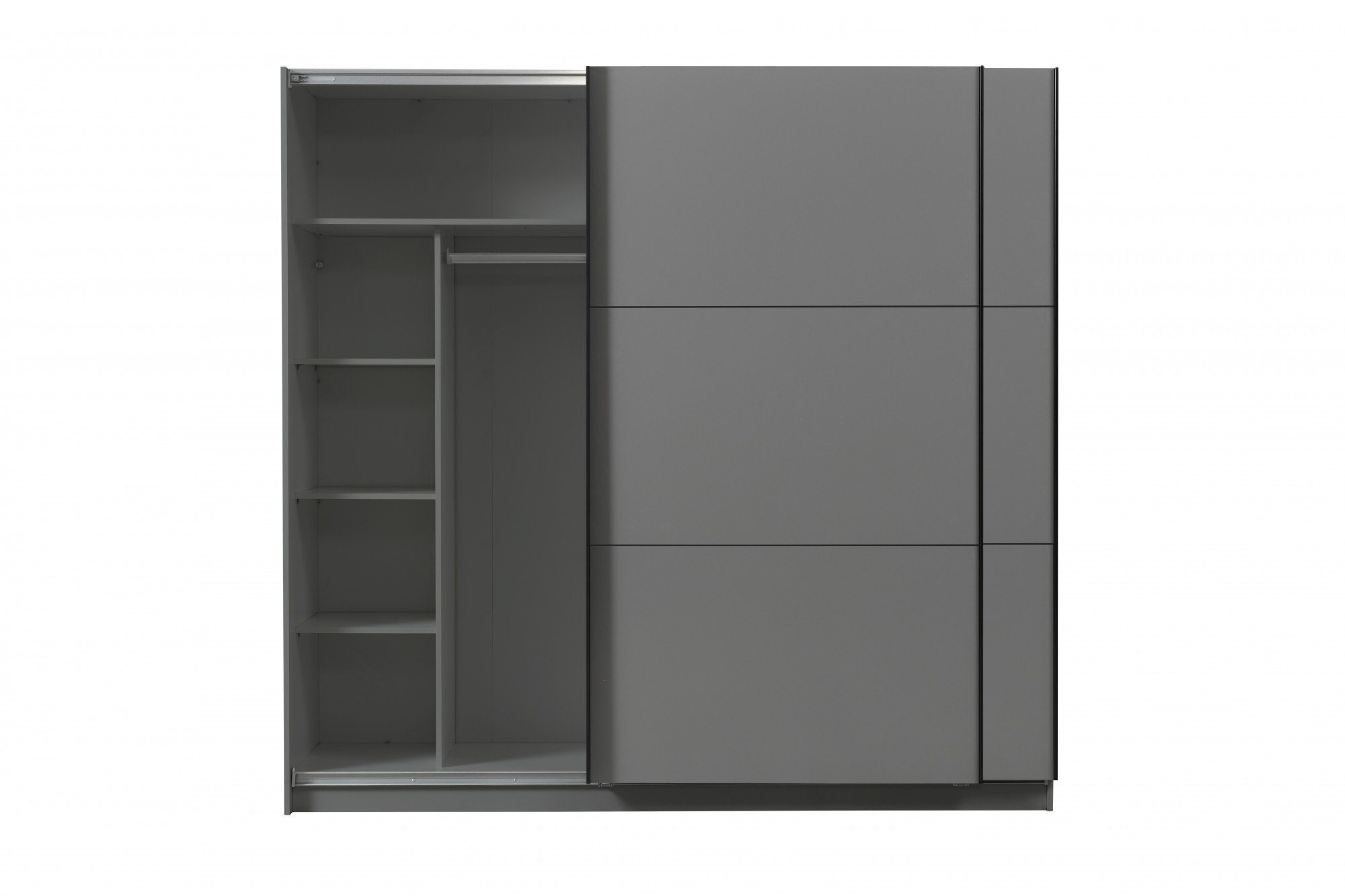 INOSIGN Zweefdeurkast Sierra klassieke kledingkast linnenkast 179 of 217 cm breed met volledige binnenindeling, fsc®-gecertificeerd houtmateriaal