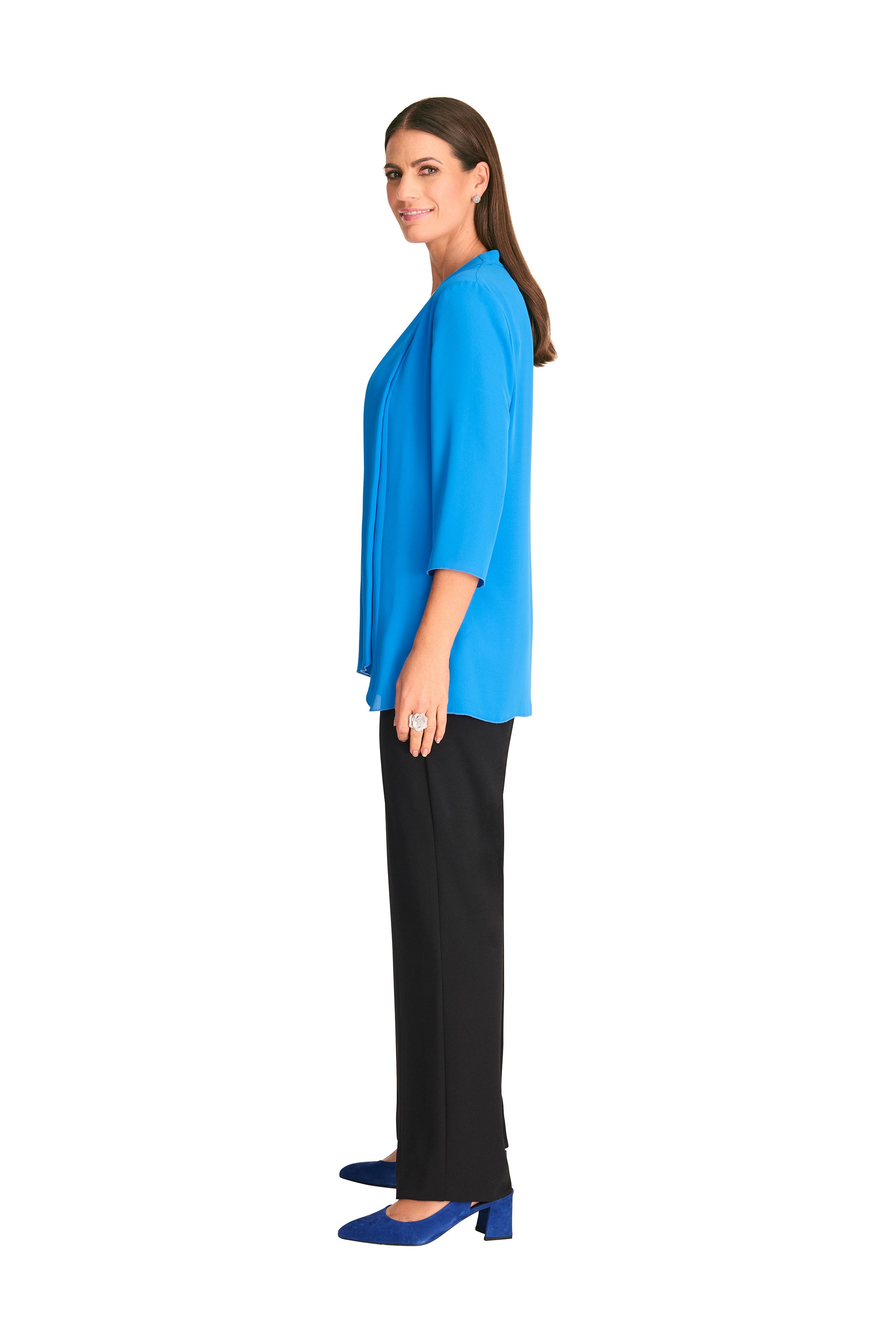 HERMANN LANGE Collection Blouseblazer in semi-transparante kwaliteit