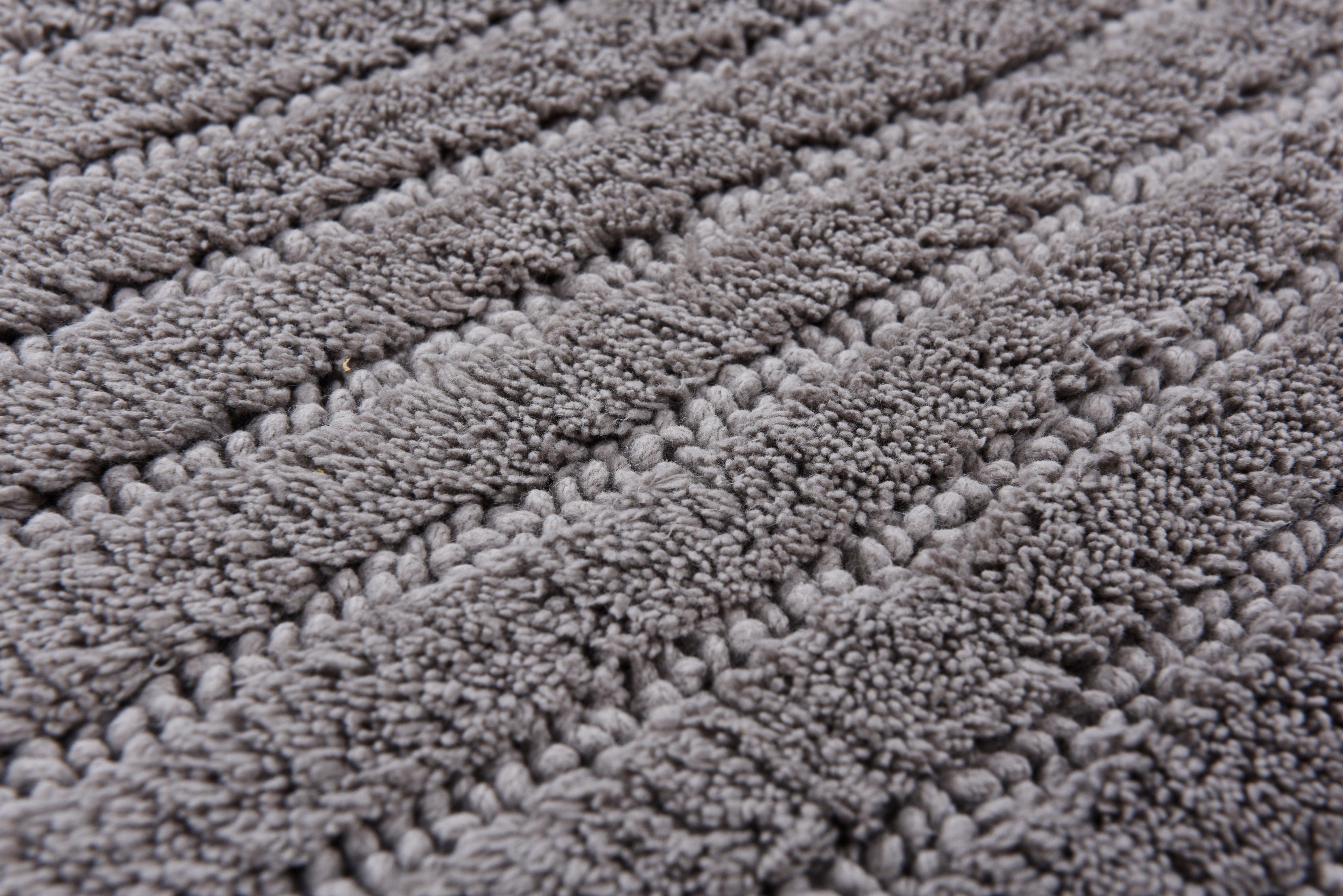 TOM TAILOR HOME Badmat Cotton Stripes Unikleurig, gestreept, puur katoen, reliëfeffect (1 stuk)