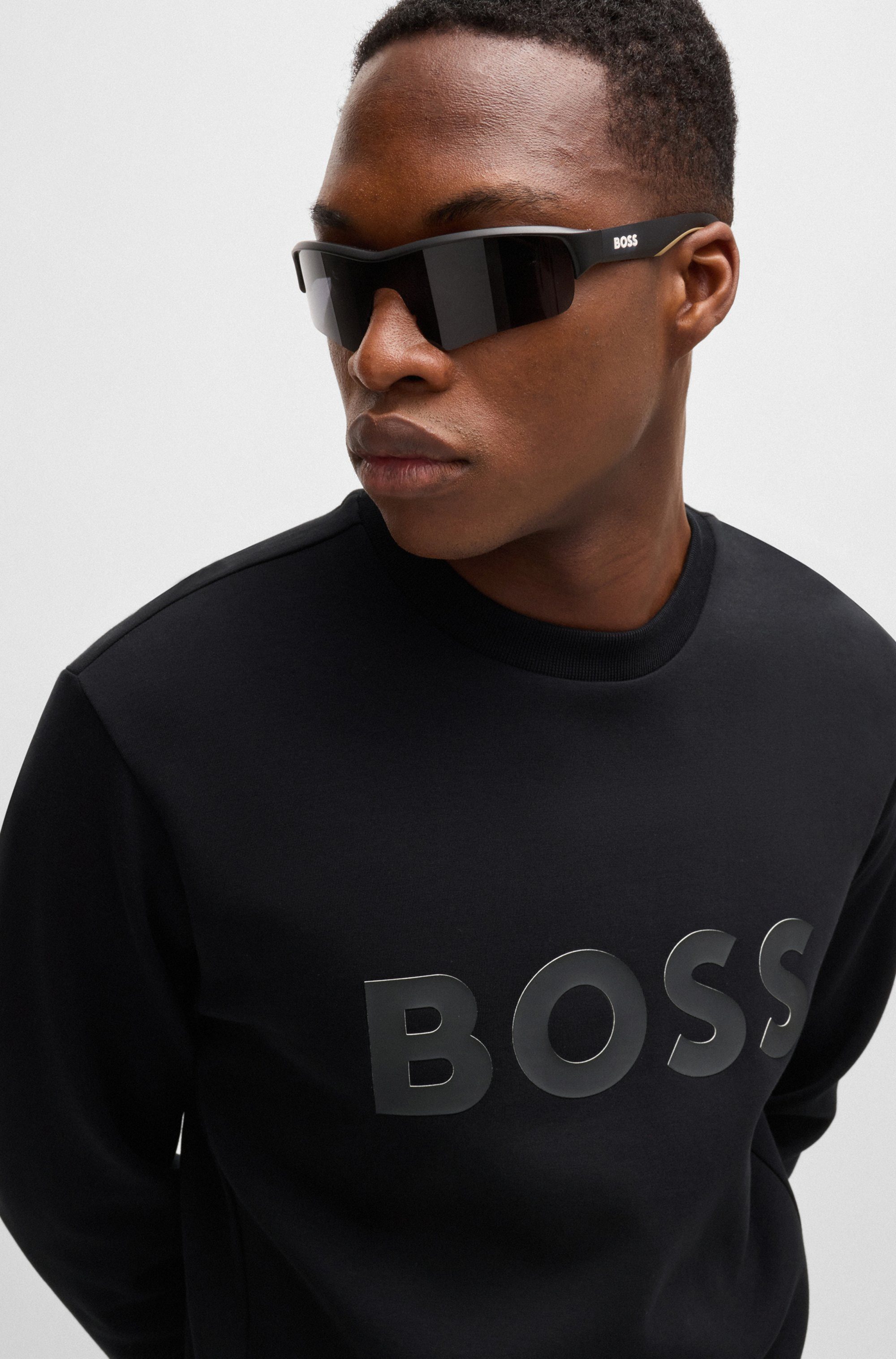 BOSS GREEN Sweatshirt Salbo met logoprint