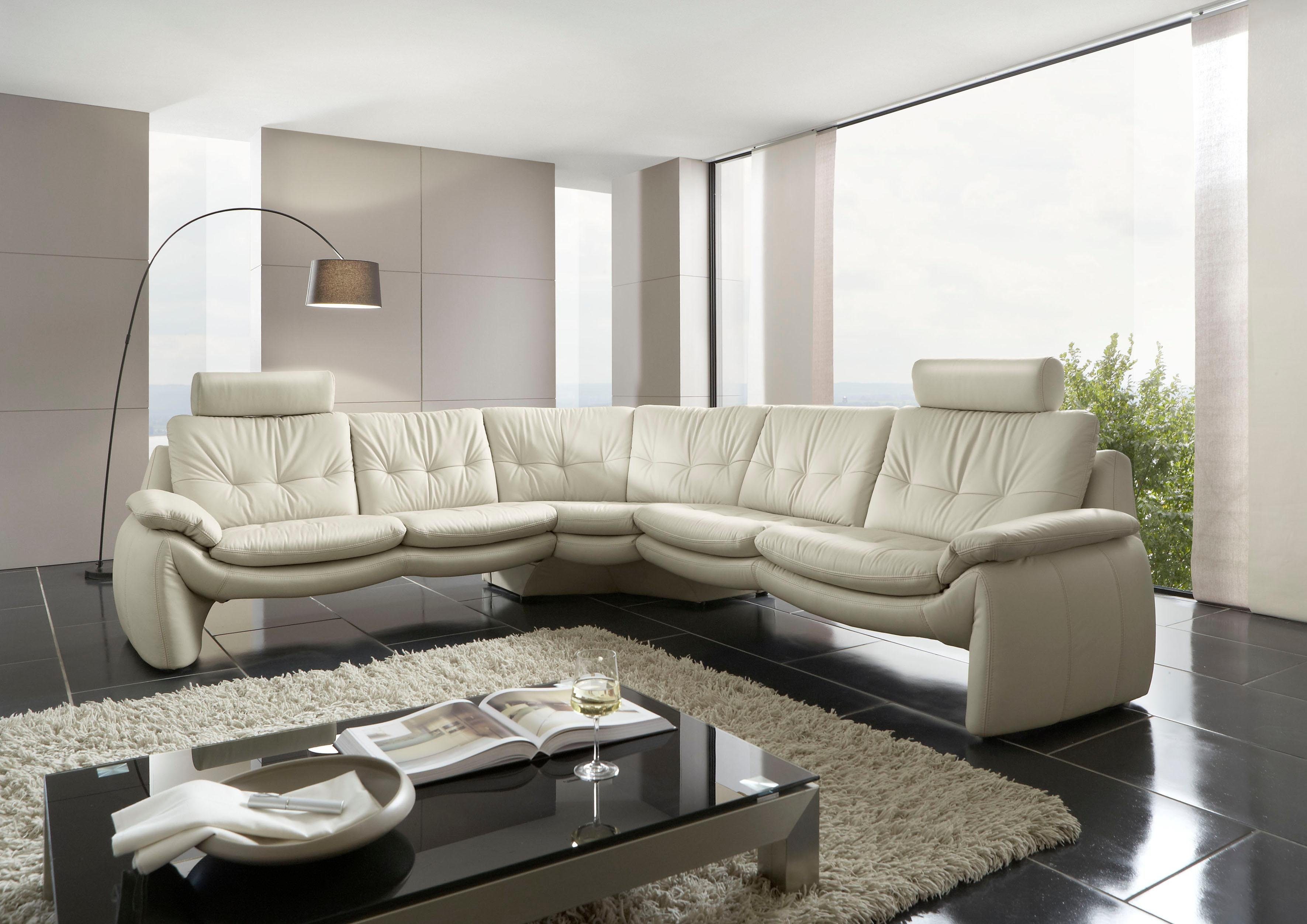 Places of Style Hoekbank Luna L-vorm met een unieke uitstraling