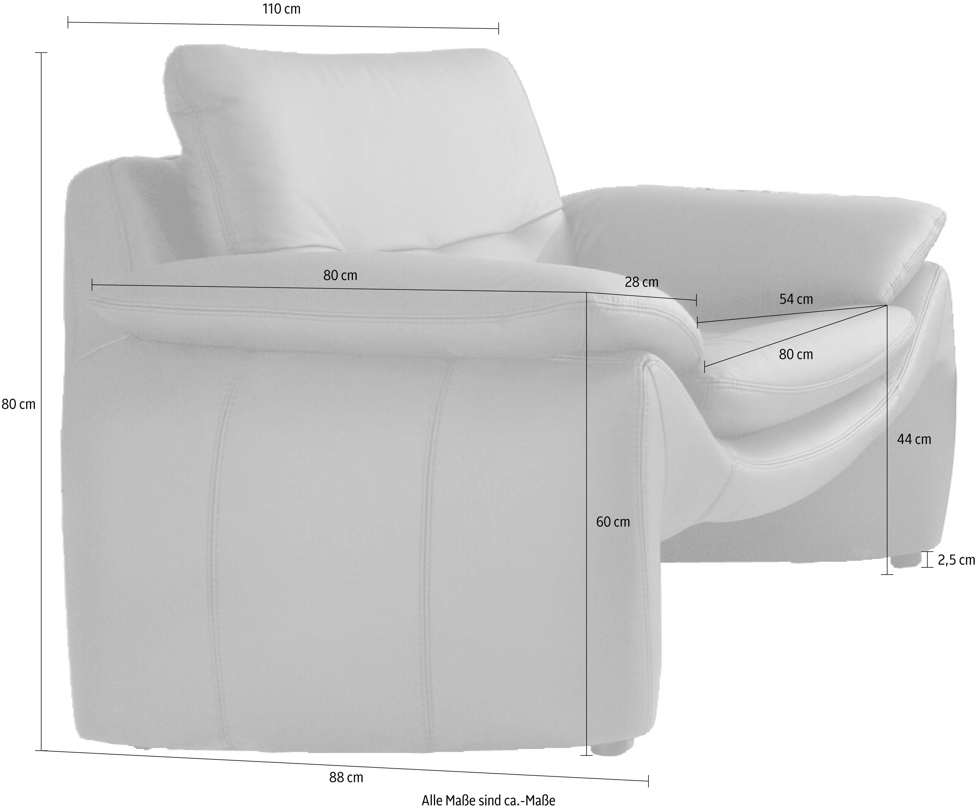 Places of Style Fauteuil Luna met een unieke uitstraling (set)