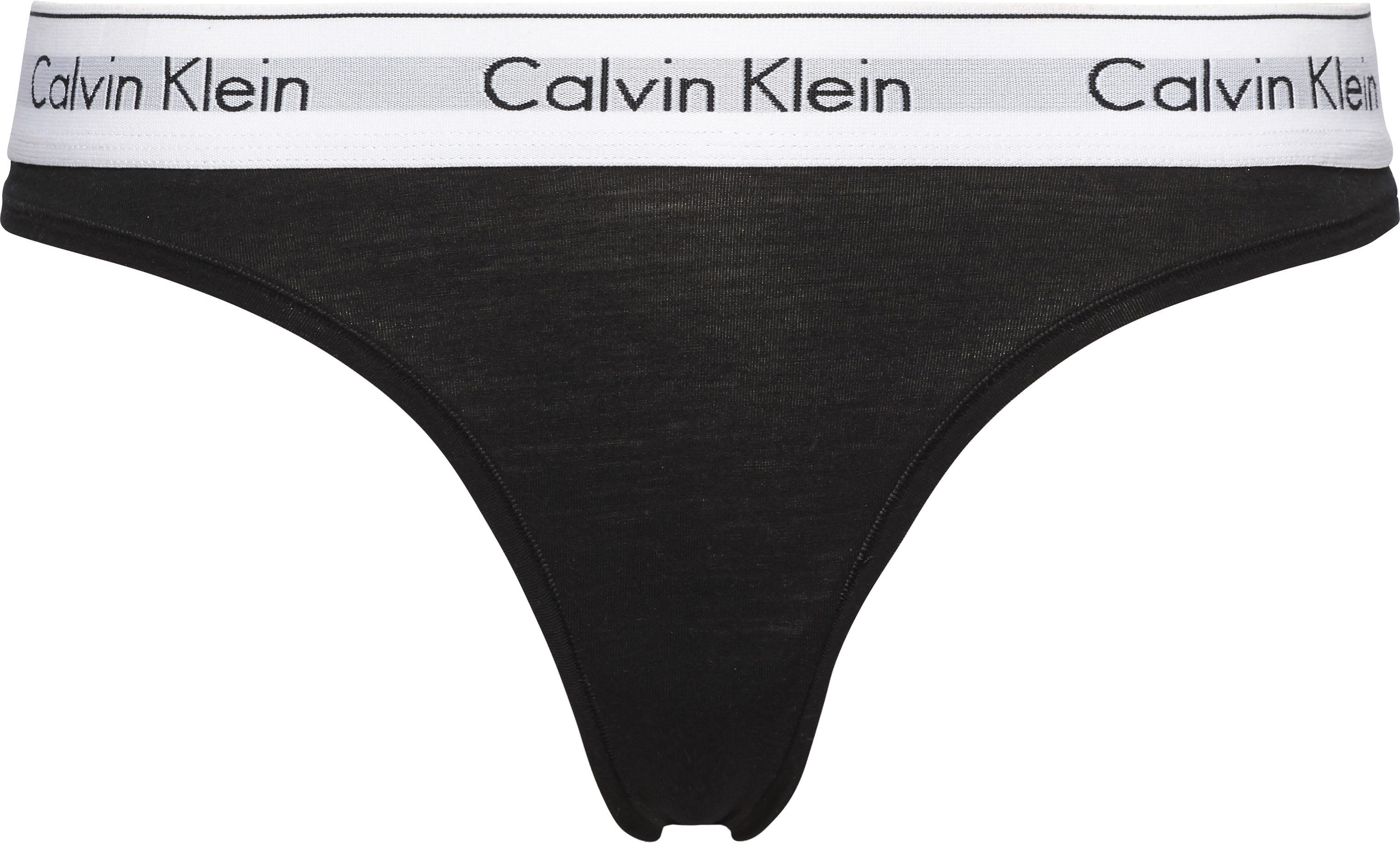 Calvin Klein String Modern Cotton met brede boord