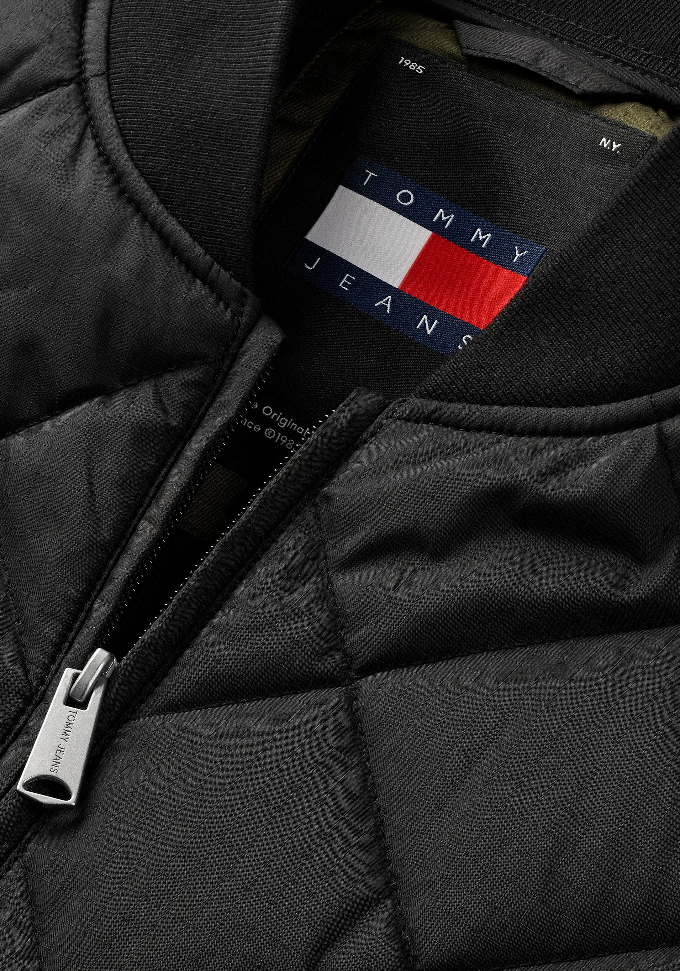 TOMMY JEANS Bodywarmer TJM REG ENTRY VEST met modieus ruitpatroon