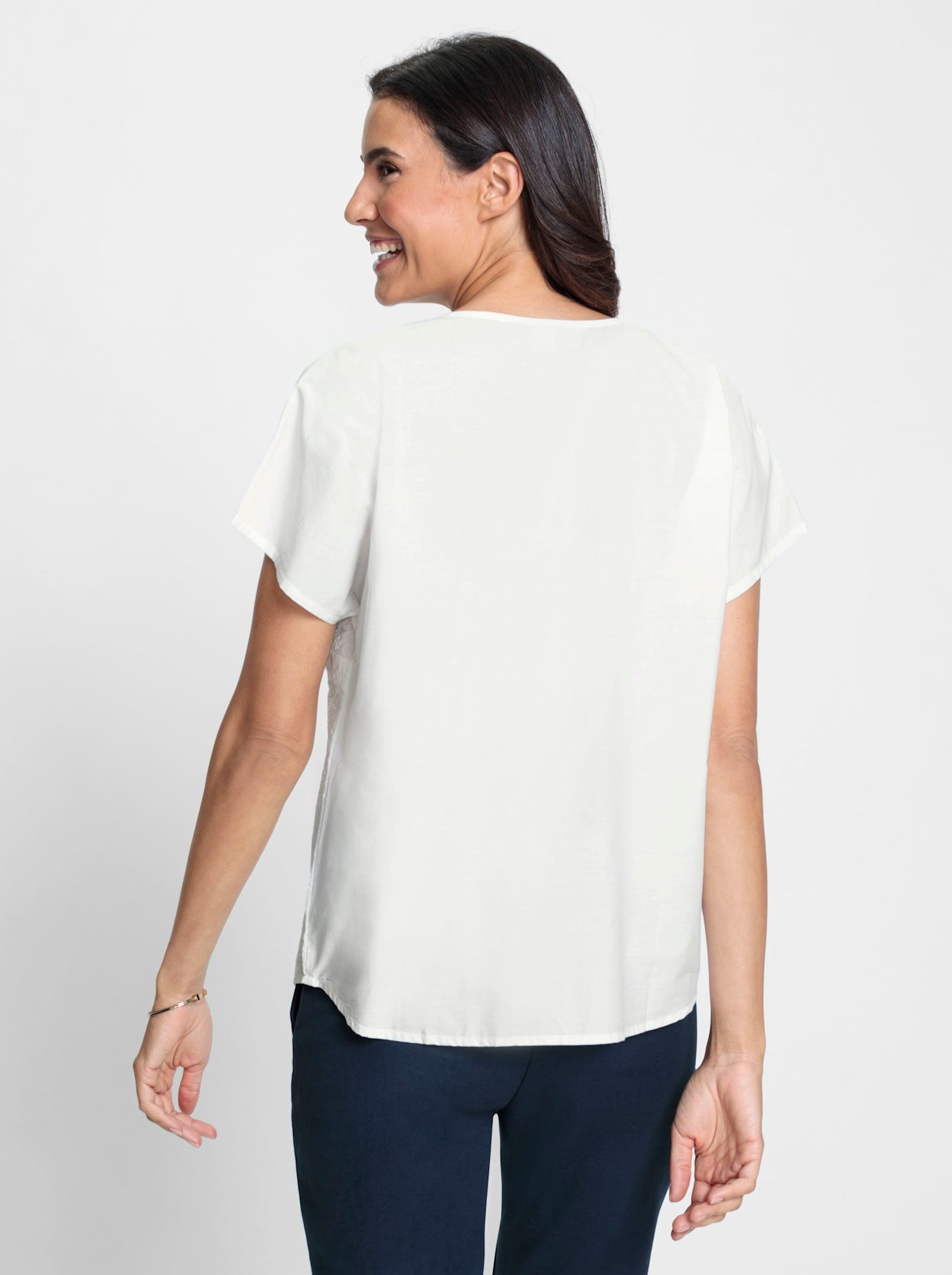 Classic Inspirationen Blouse met korte mouwen
