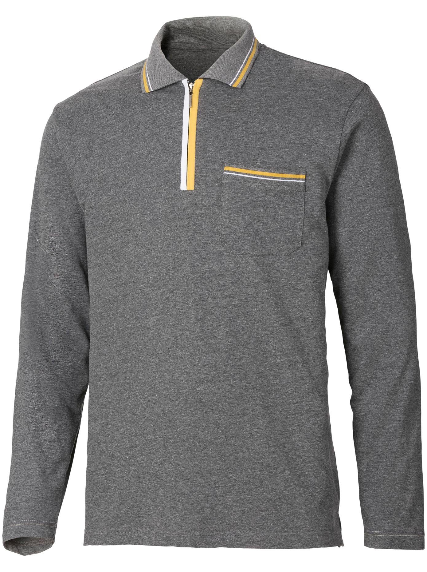 Classic Poloshirt met lange mouwen Poloshirt (1-delig)