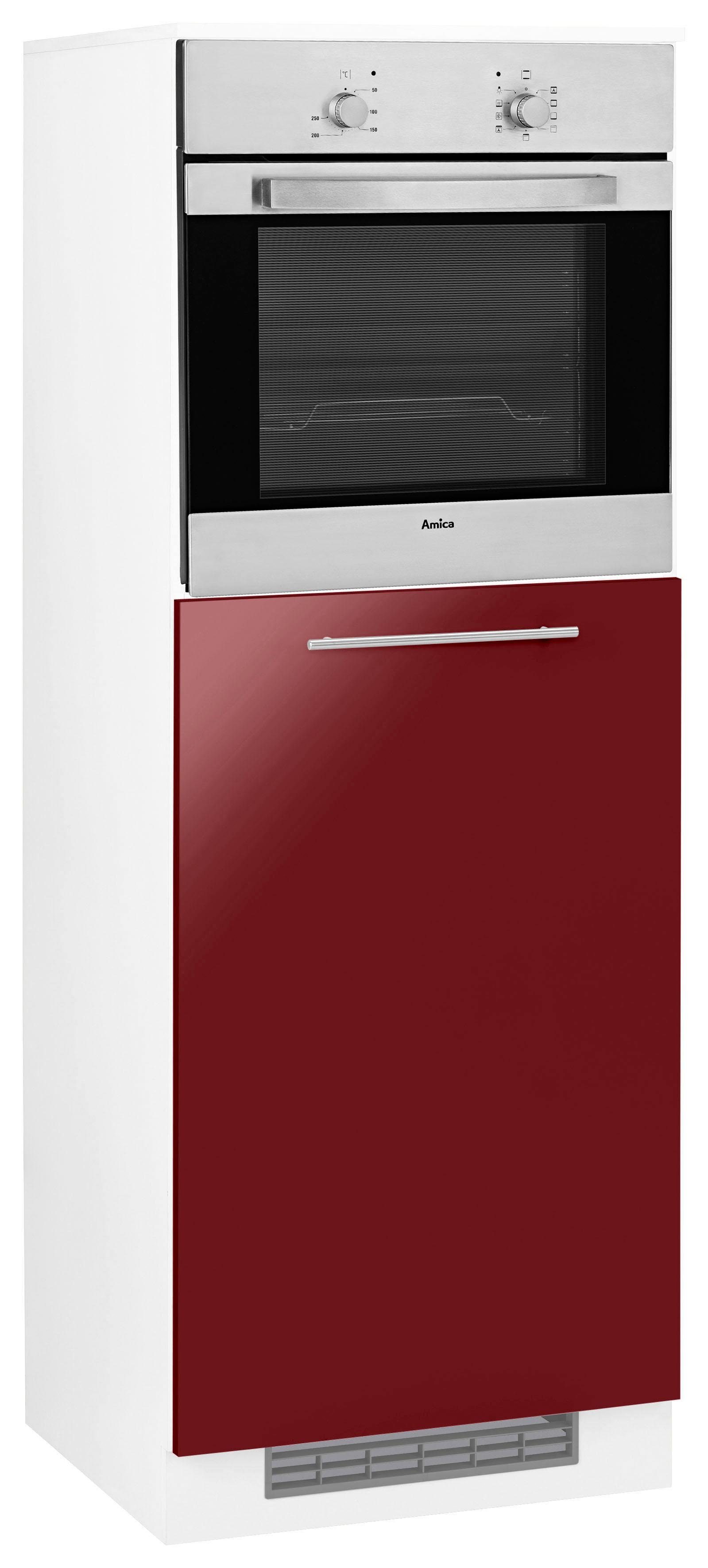 wiho Küchen Koelkastombouw Flexi2 ombouwkasten rood