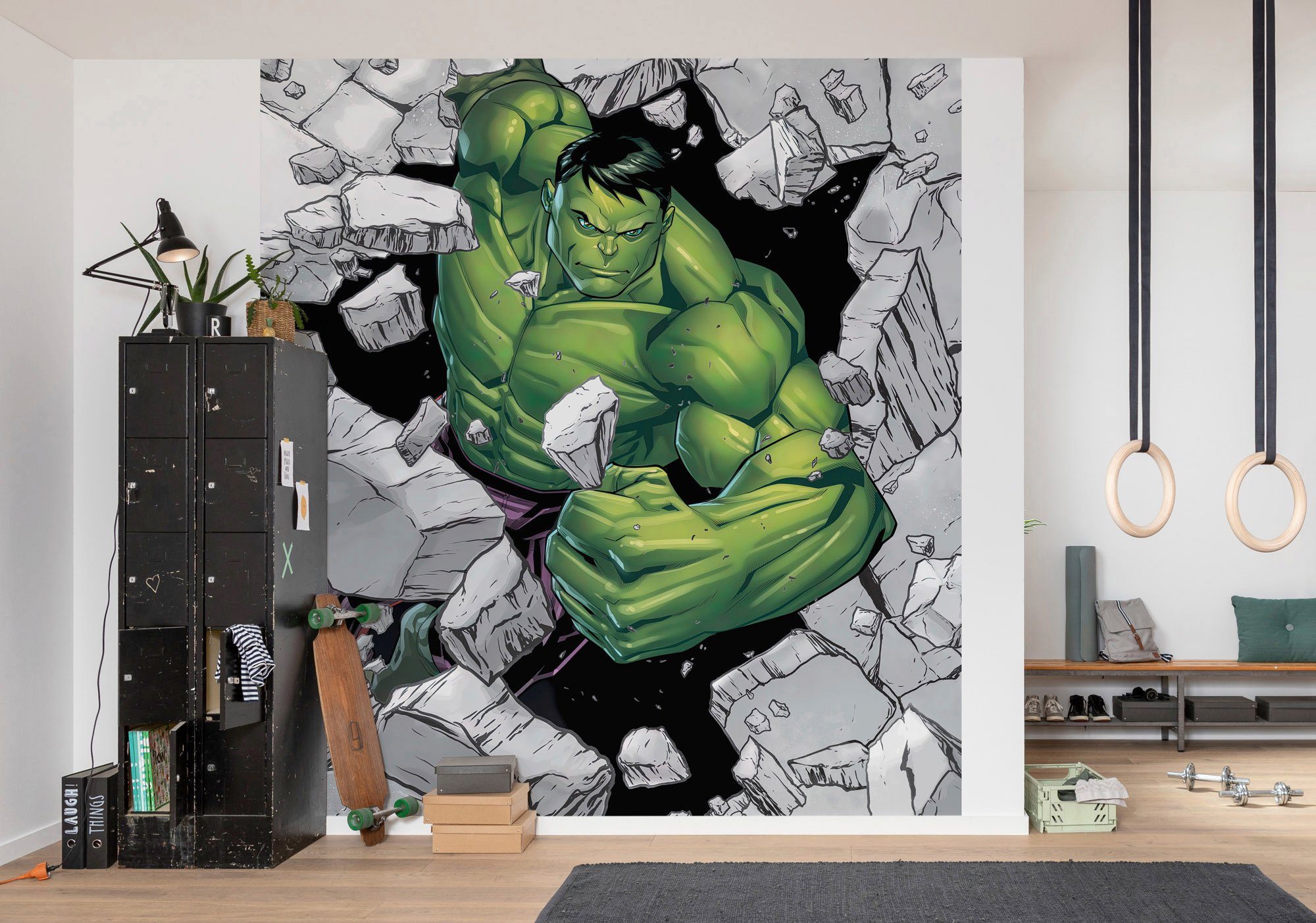 Komar Vliesbehang Digitale print vlies - Hulk Breaker - Afmeting 250 x 280 cm
