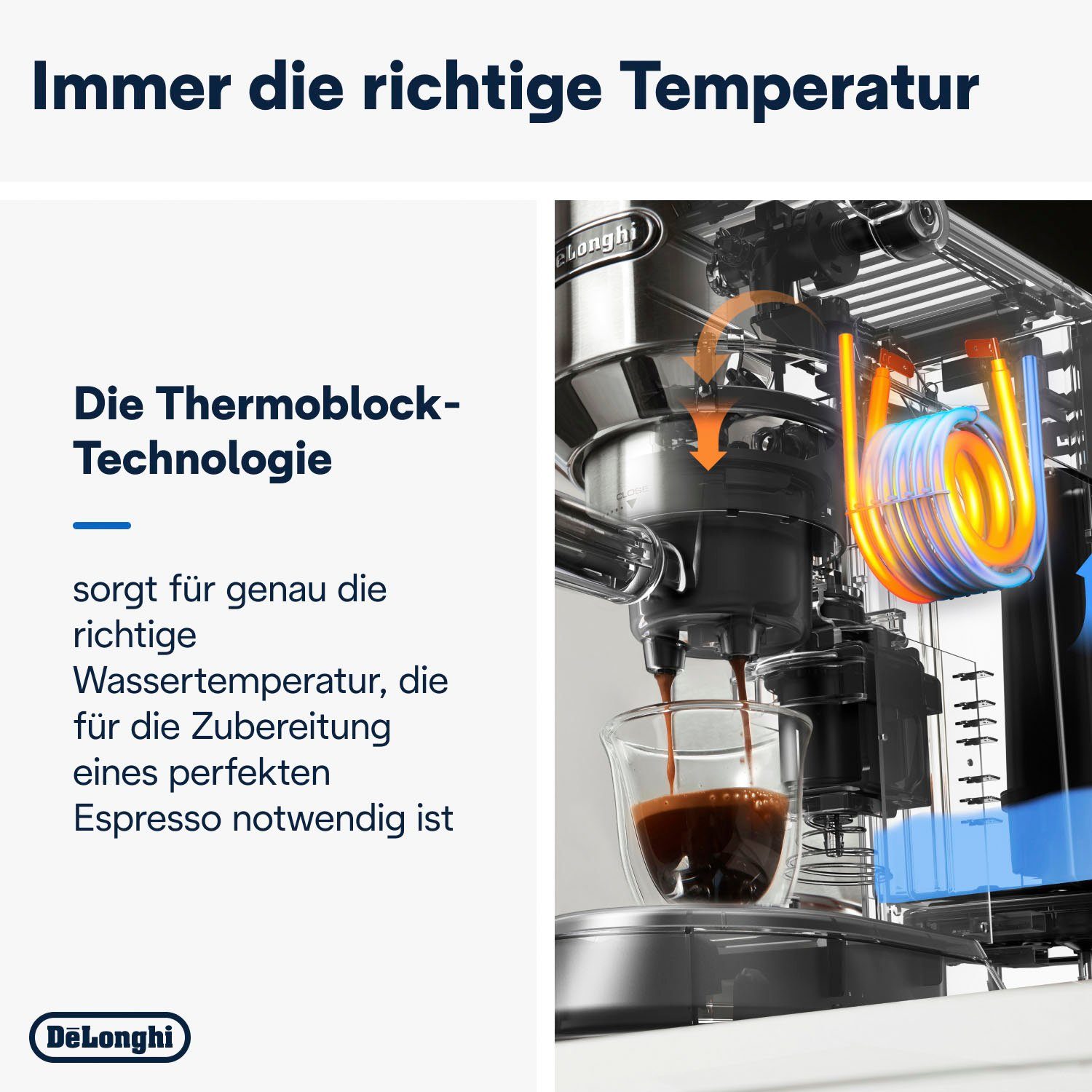 De'Longhi Espressomachine Dedica Style EC 685.B, Siebdrager, 1350 Watt, 15 Bar