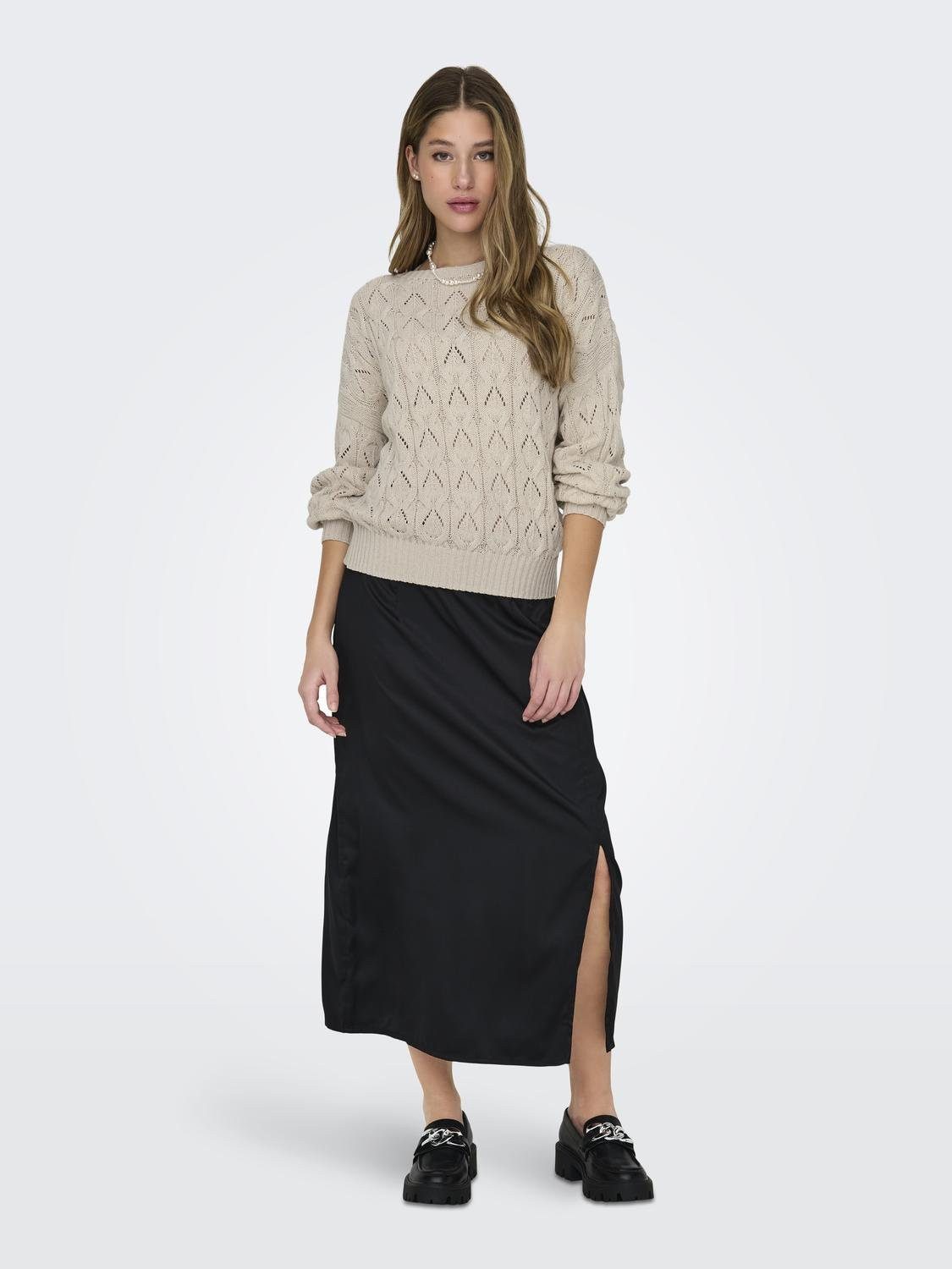 Only Gebreide trui ONLBRYNN LIFE STRUCTURE L/S PUL KNT