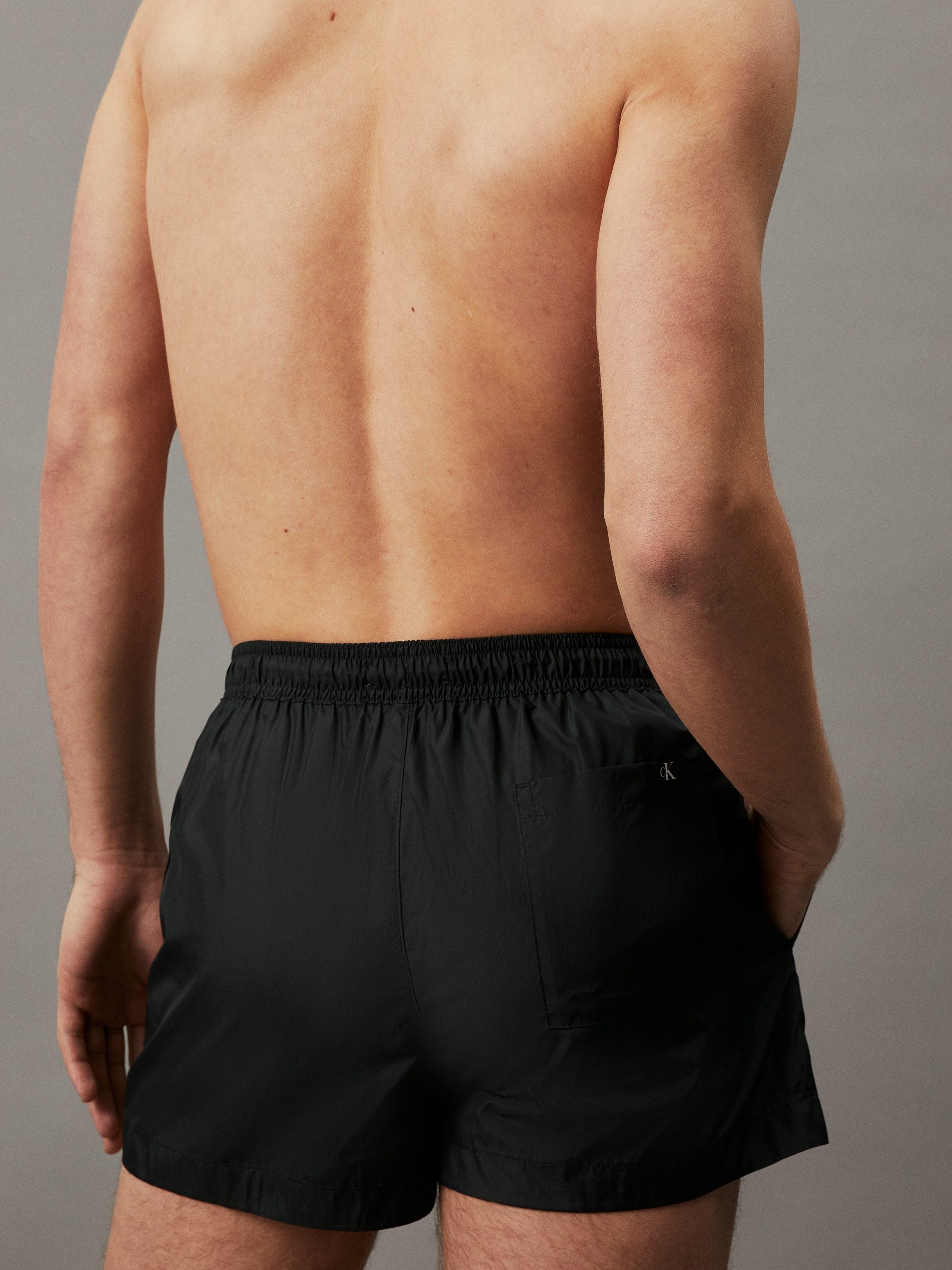 Calvin Klein Swimwear Zwemshort SHORT DRAWSTRING met contrastkleurig logo
