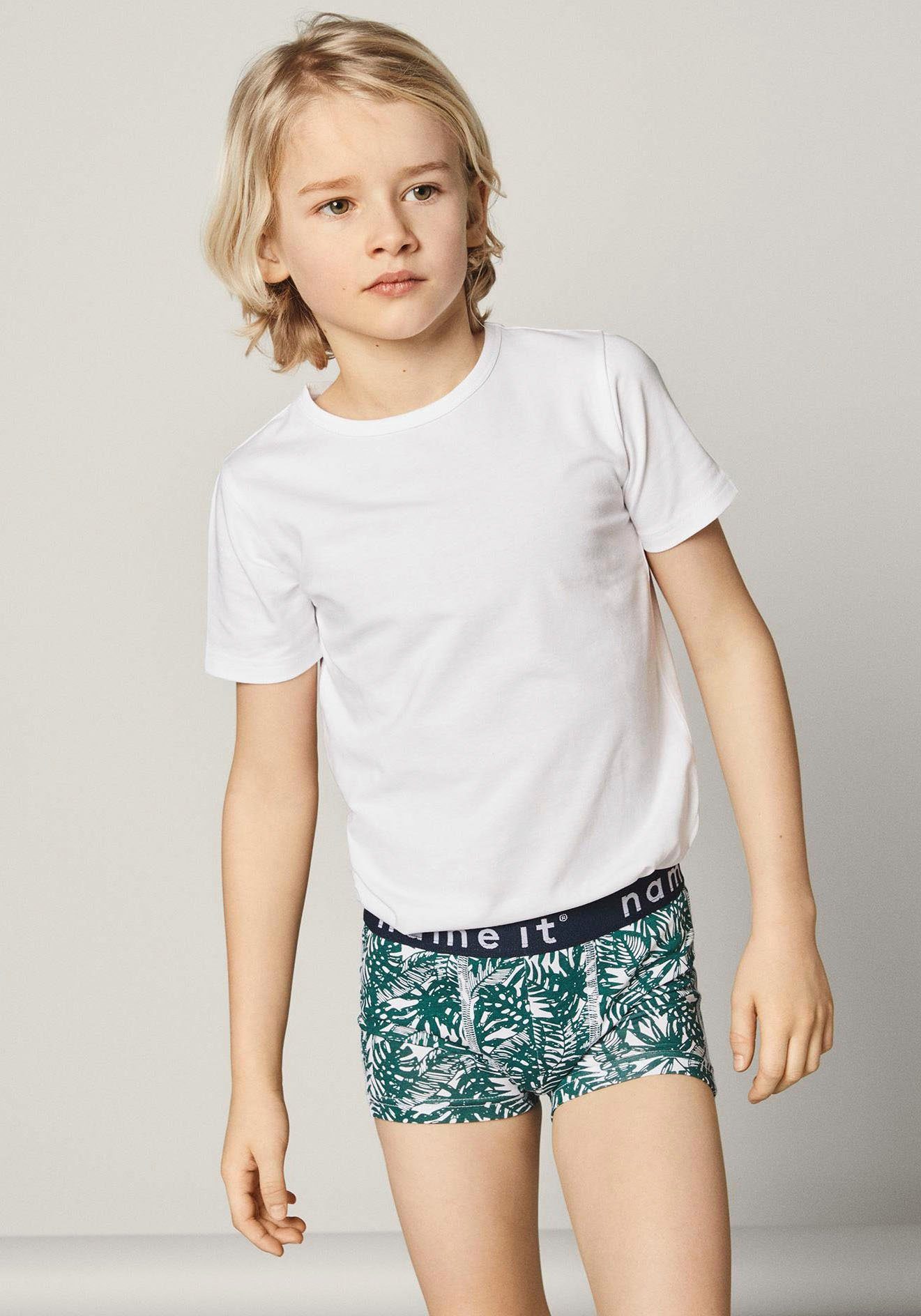 Name It T-shirt NKMT-SHIRT SLIM 2P NOOS (2-delig, Set van 2)