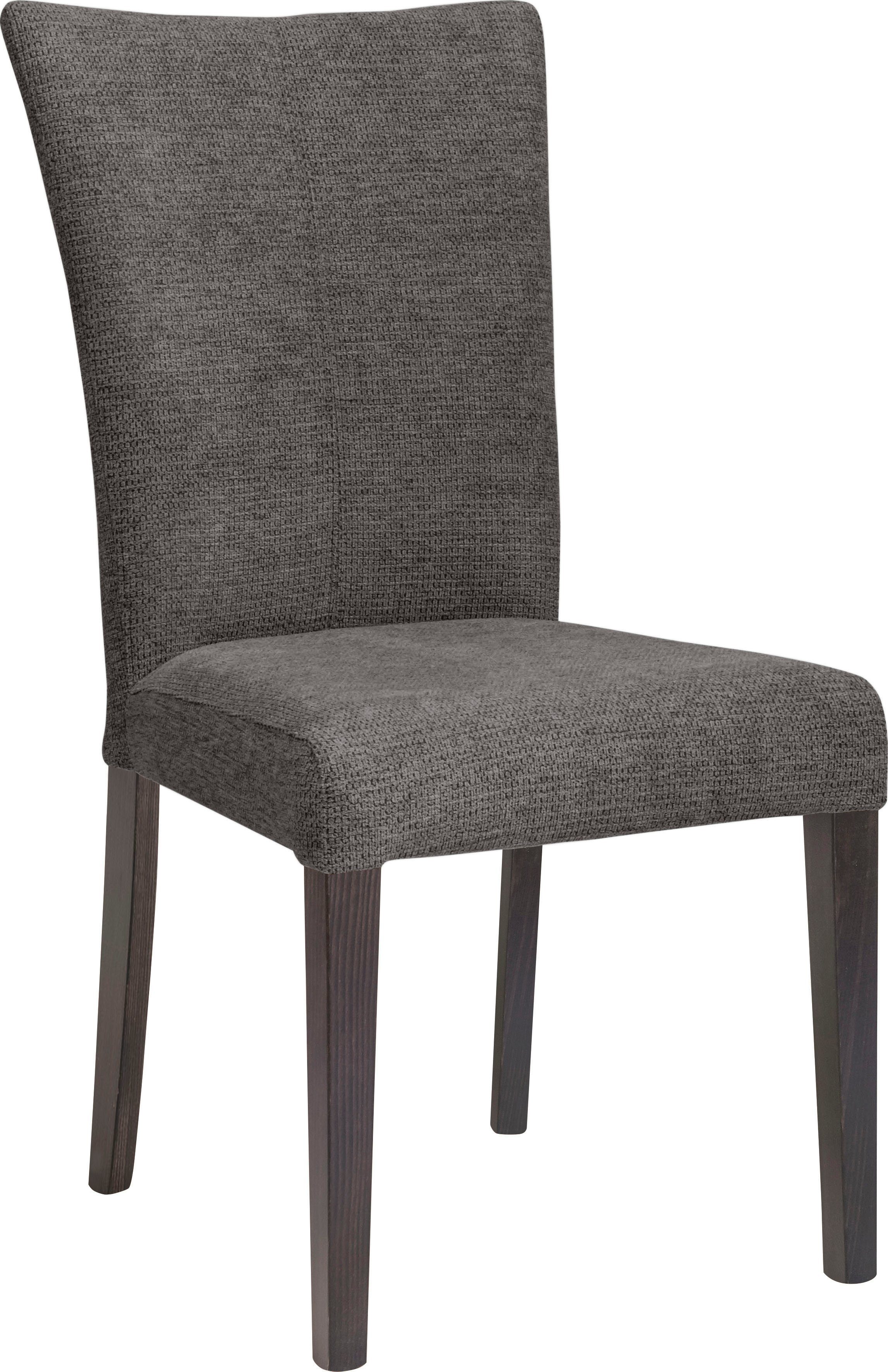 Home affaire Stoel met 4 poten Aspen Poten van massief beuken, wengékleurig gelakt (set, 2 stuks)