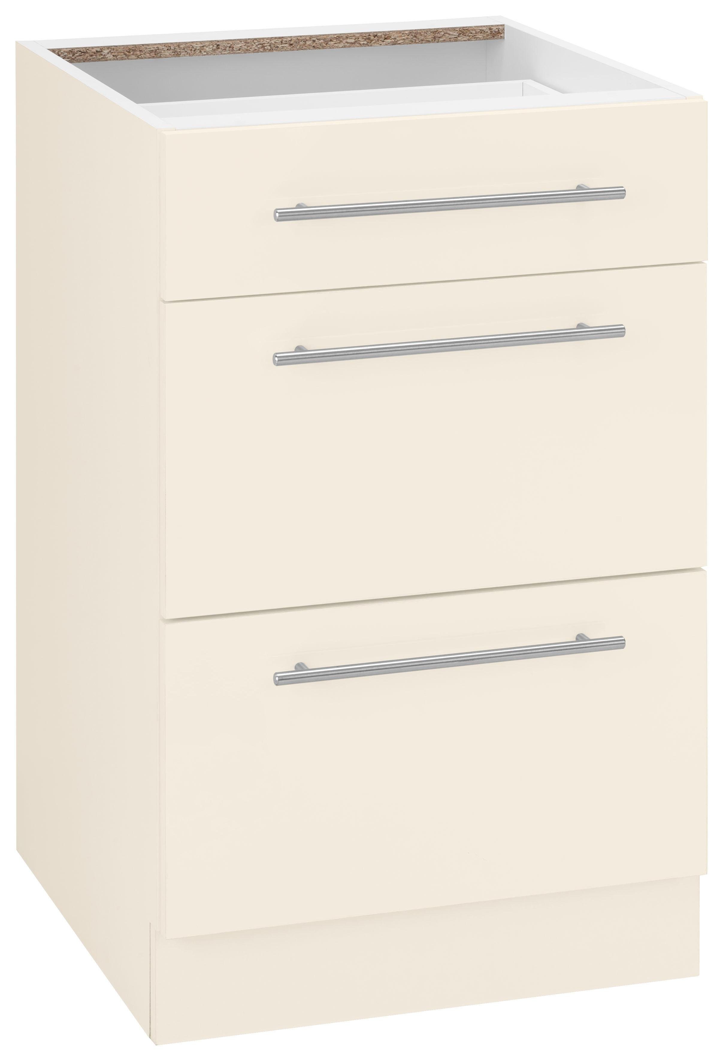 wiho Küchen Onderkast Flexi2 Breedte 50 cm onderkasten beige